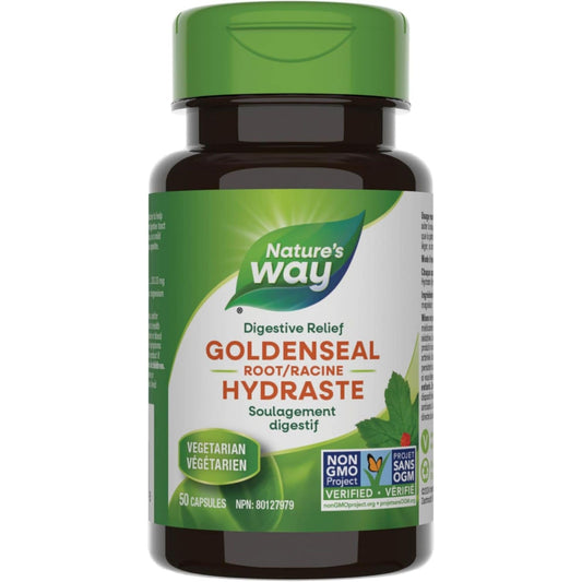 50 Vegetarian Capsules | Nature's Way Goldenseal Root