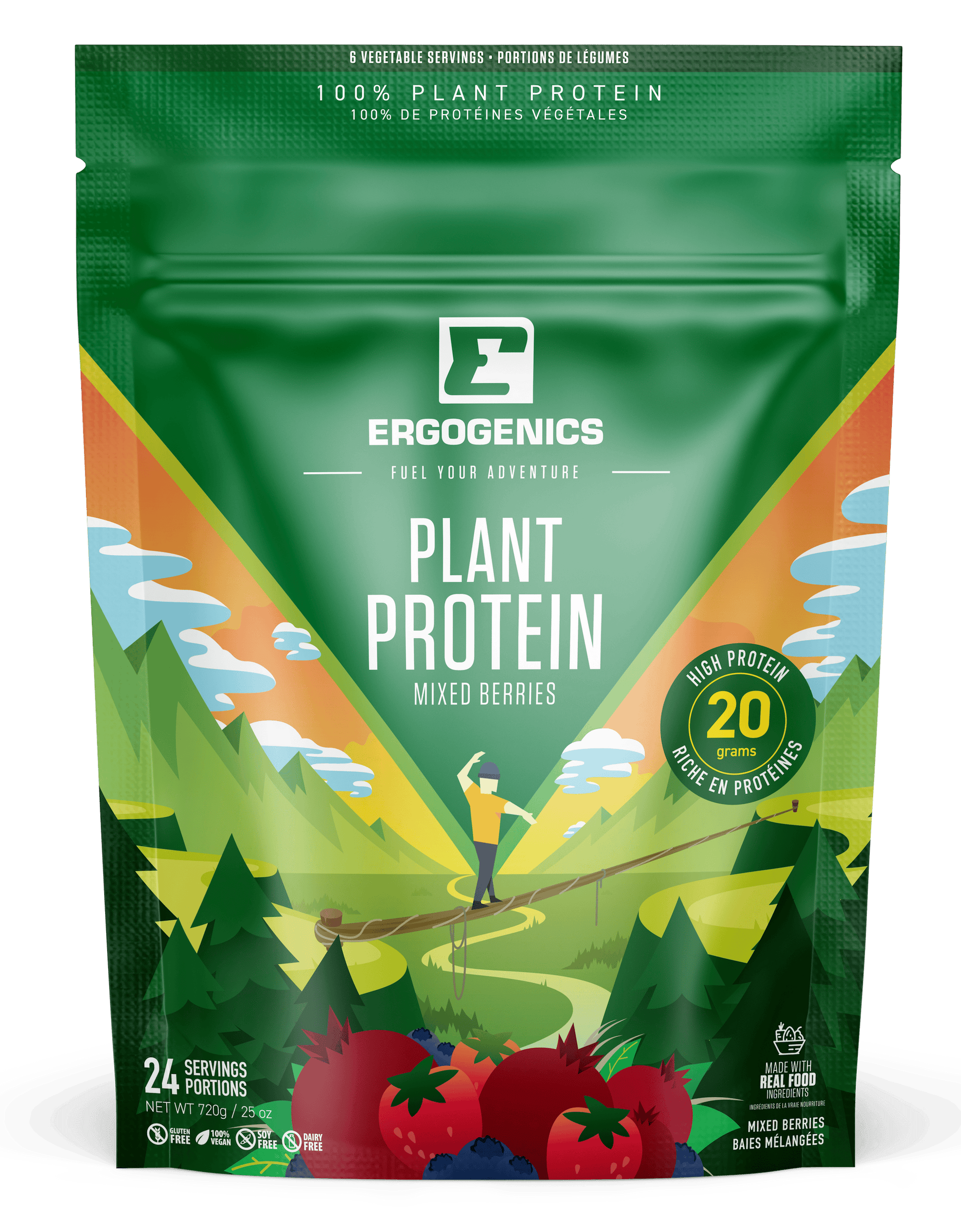 Ergogenics Plant Protein Berry