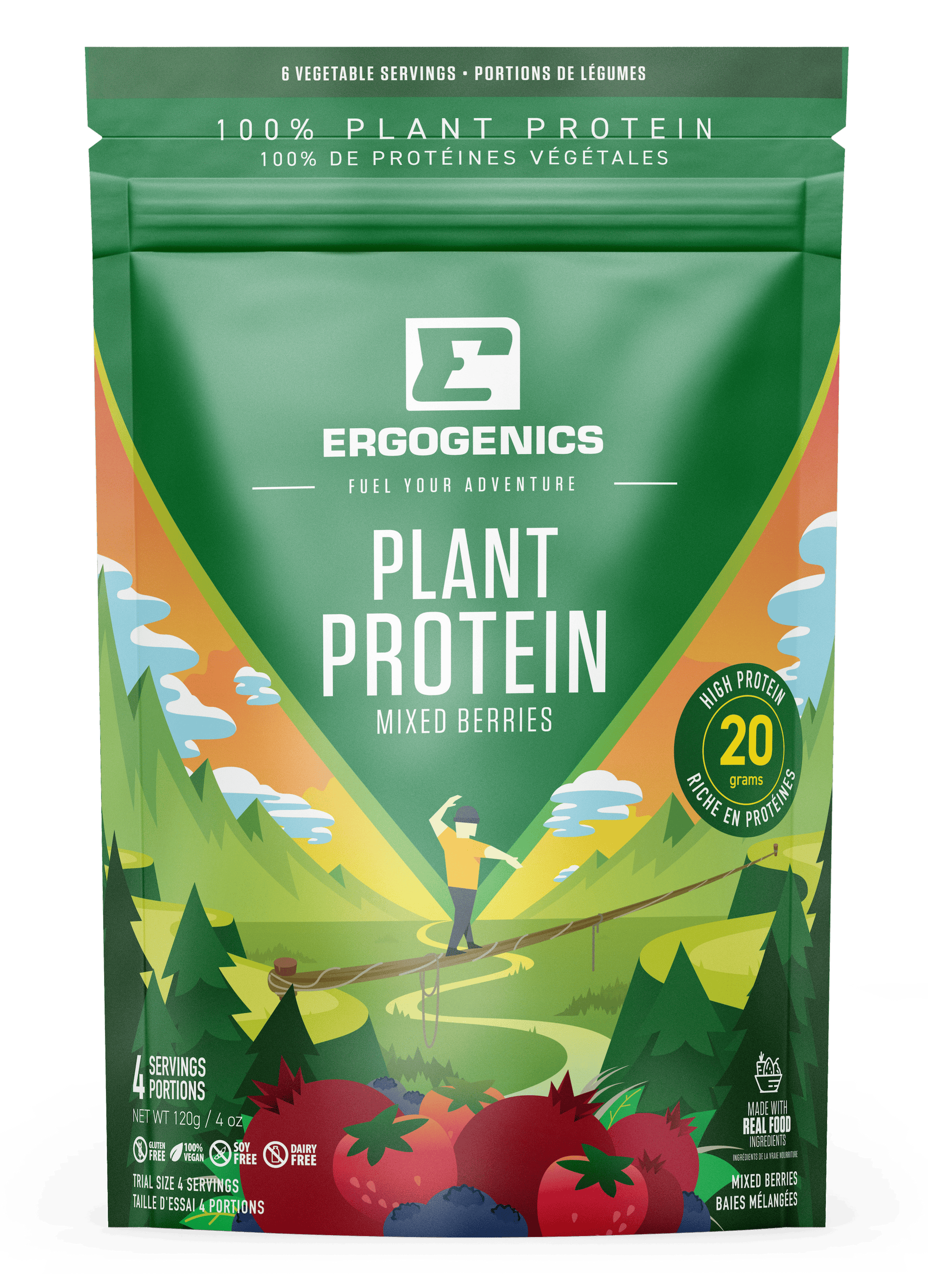 Ergogenics Plant Protein Berry