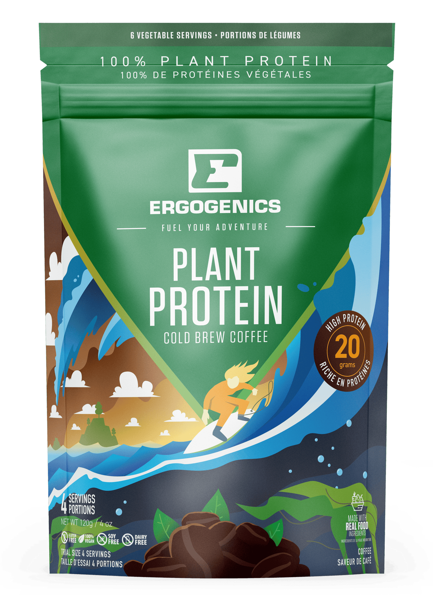 Ergogenics Plant Protein Cold Brew Coffee