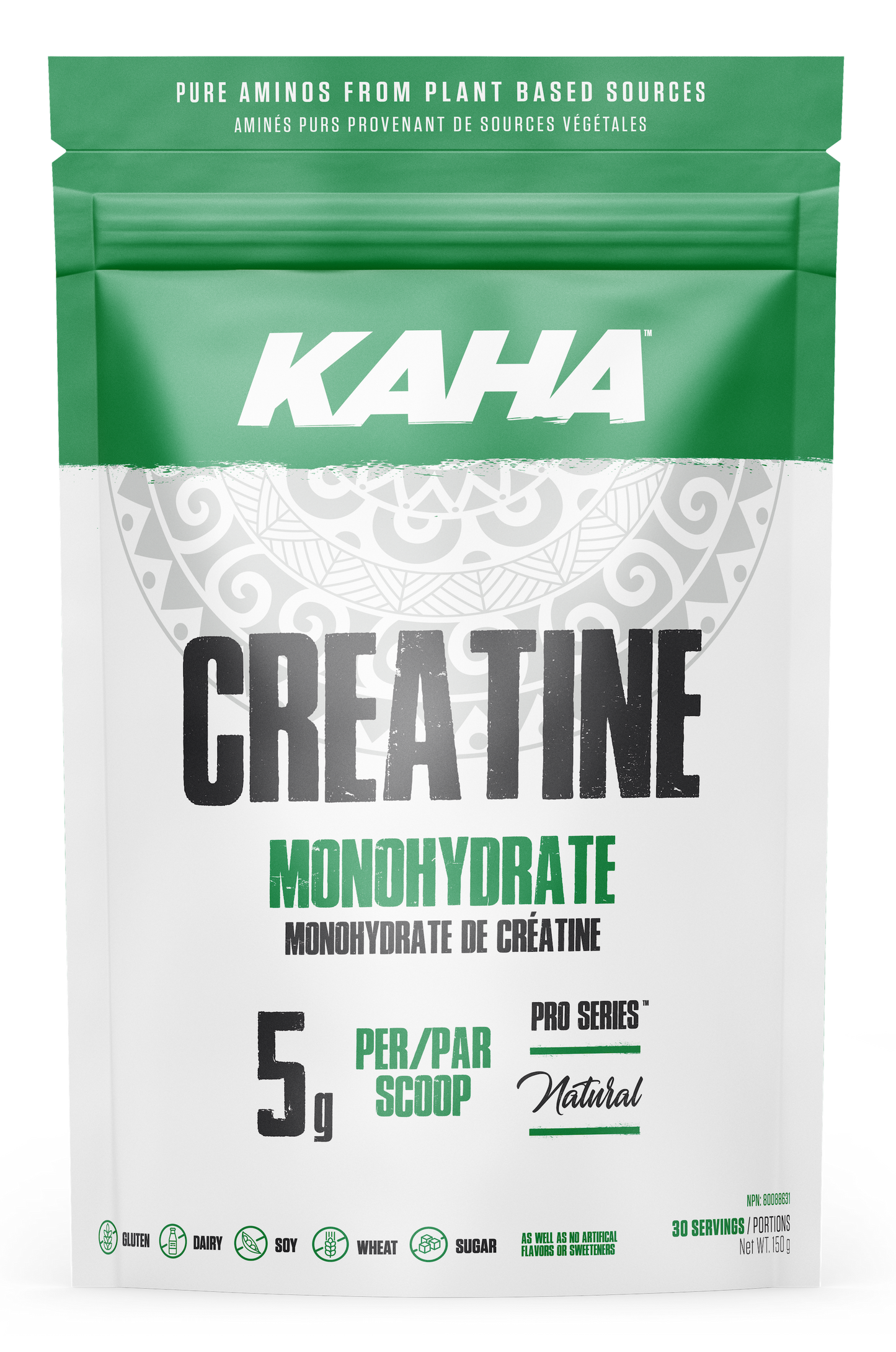 Kaha Nutrition Creapure Creatine Monohydrate, German-Sourced, Vegan, 150g
