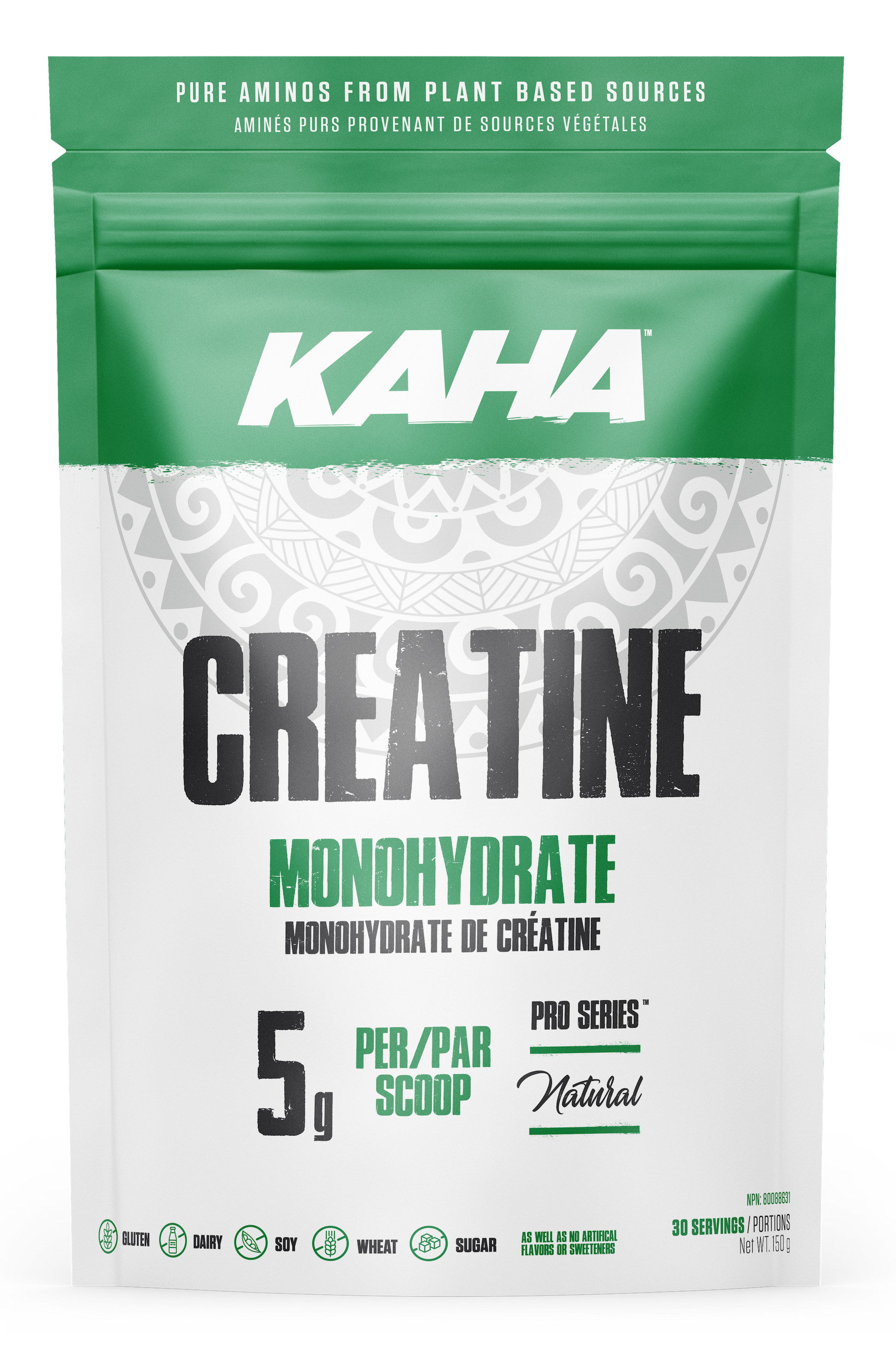 Kaha Nutrition Creapure Creatine Monohydrate, German-Sourced, Vegan, 150g
