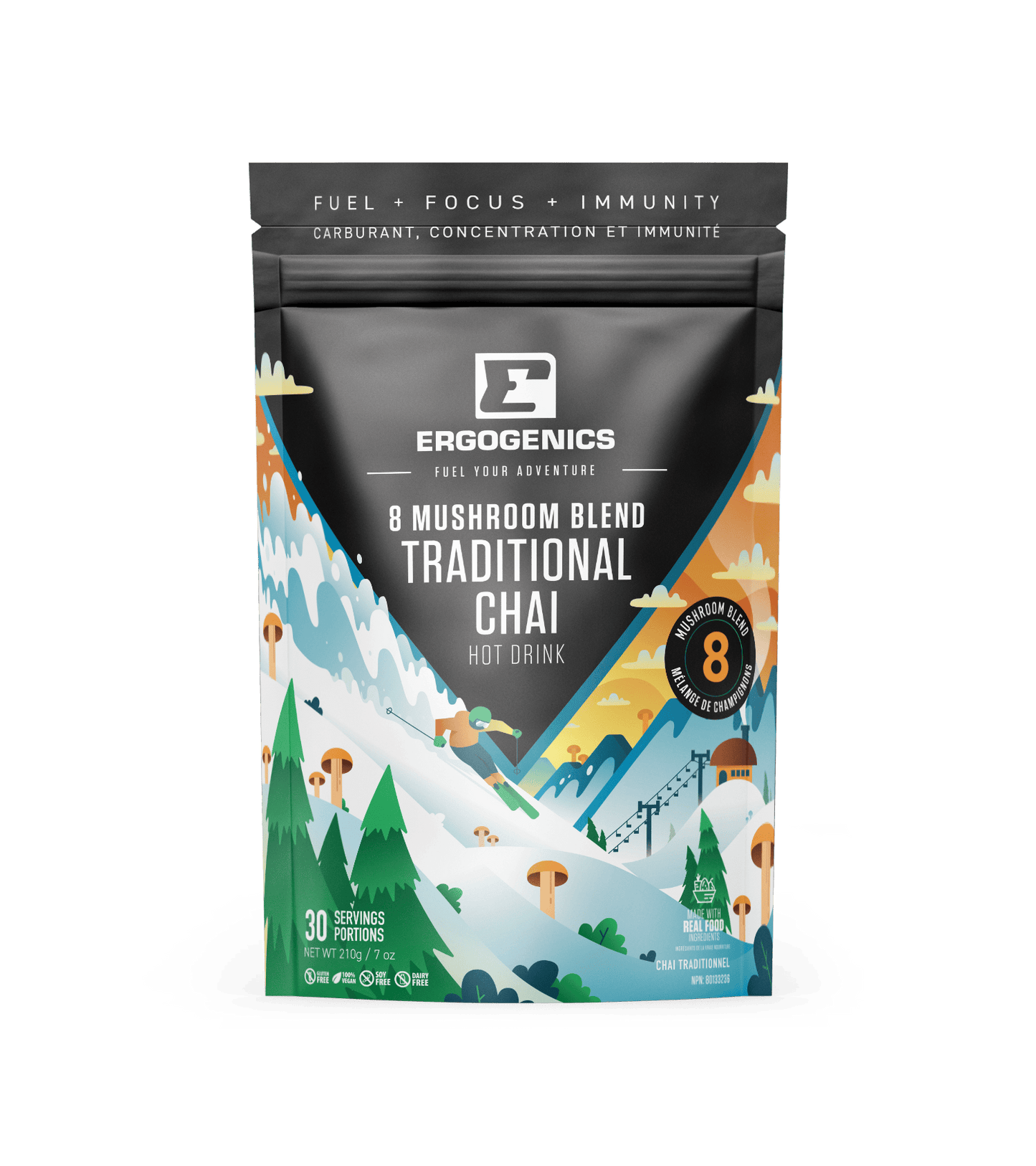 Ergogenics Mushroom Chai Latte 210g