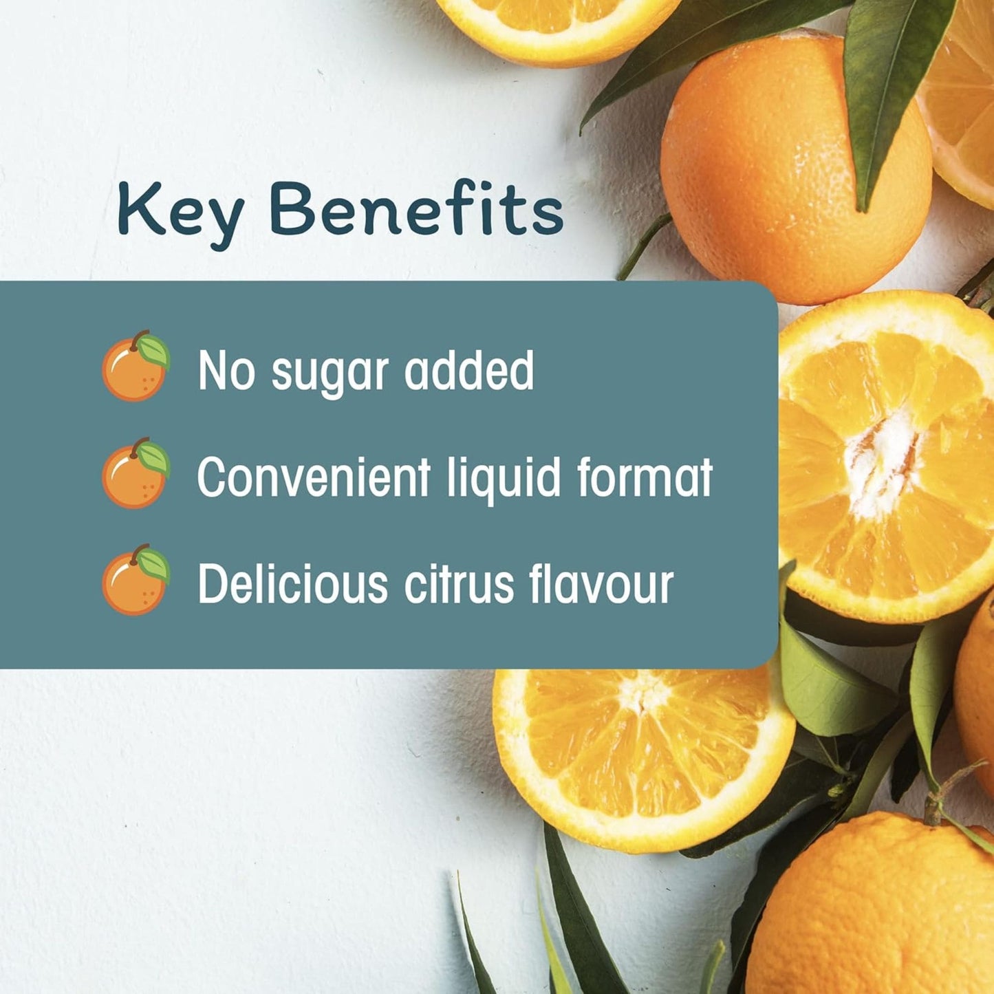 Sweet Orange Flavour, 100mL | Organika Kids Liquid Zinc with Vitamin C