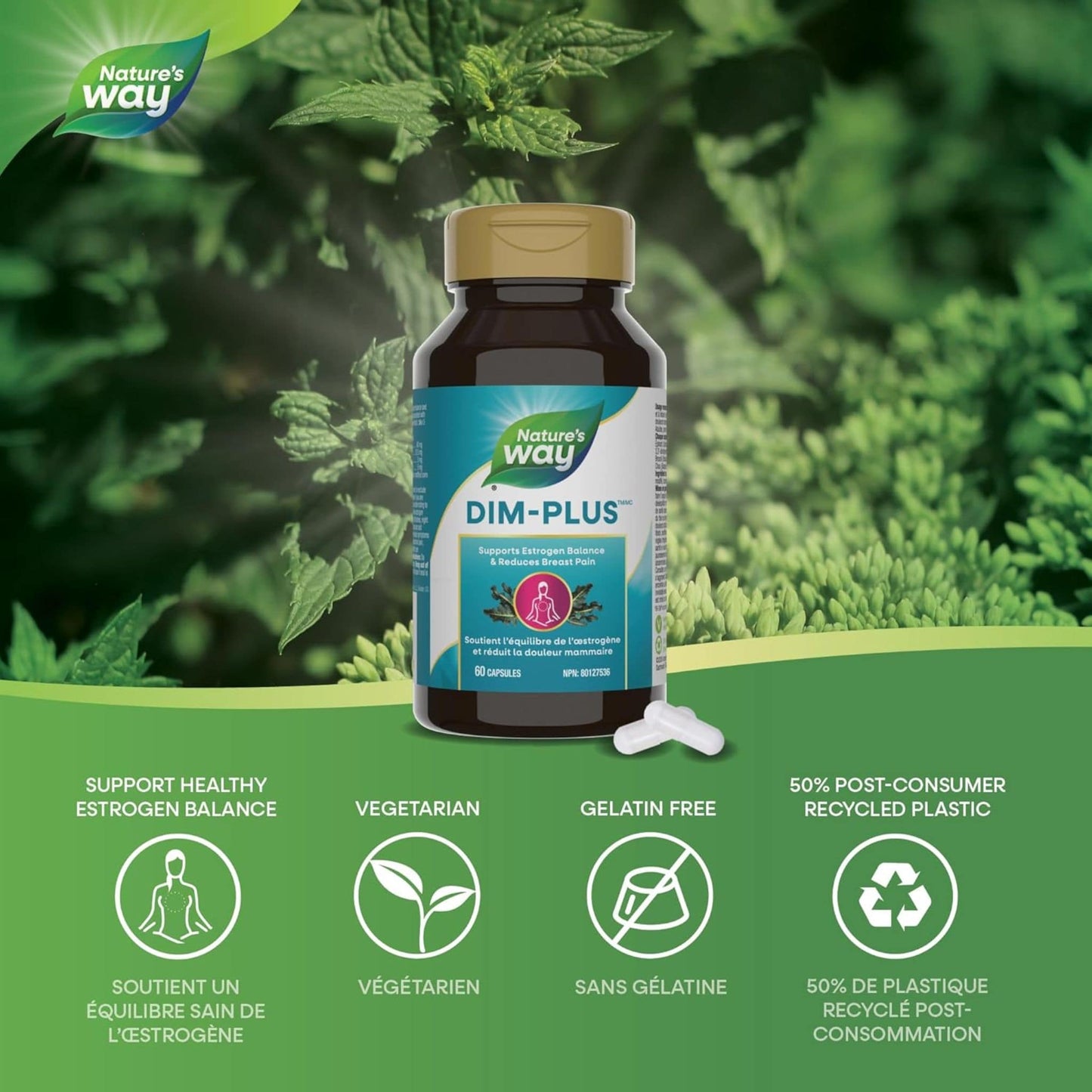 60 Capsules | Nature's Way DIM-PLUS