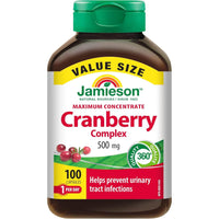 Jamieson Cranberry Maximum Concentrate, 500mg, 60 Capsules