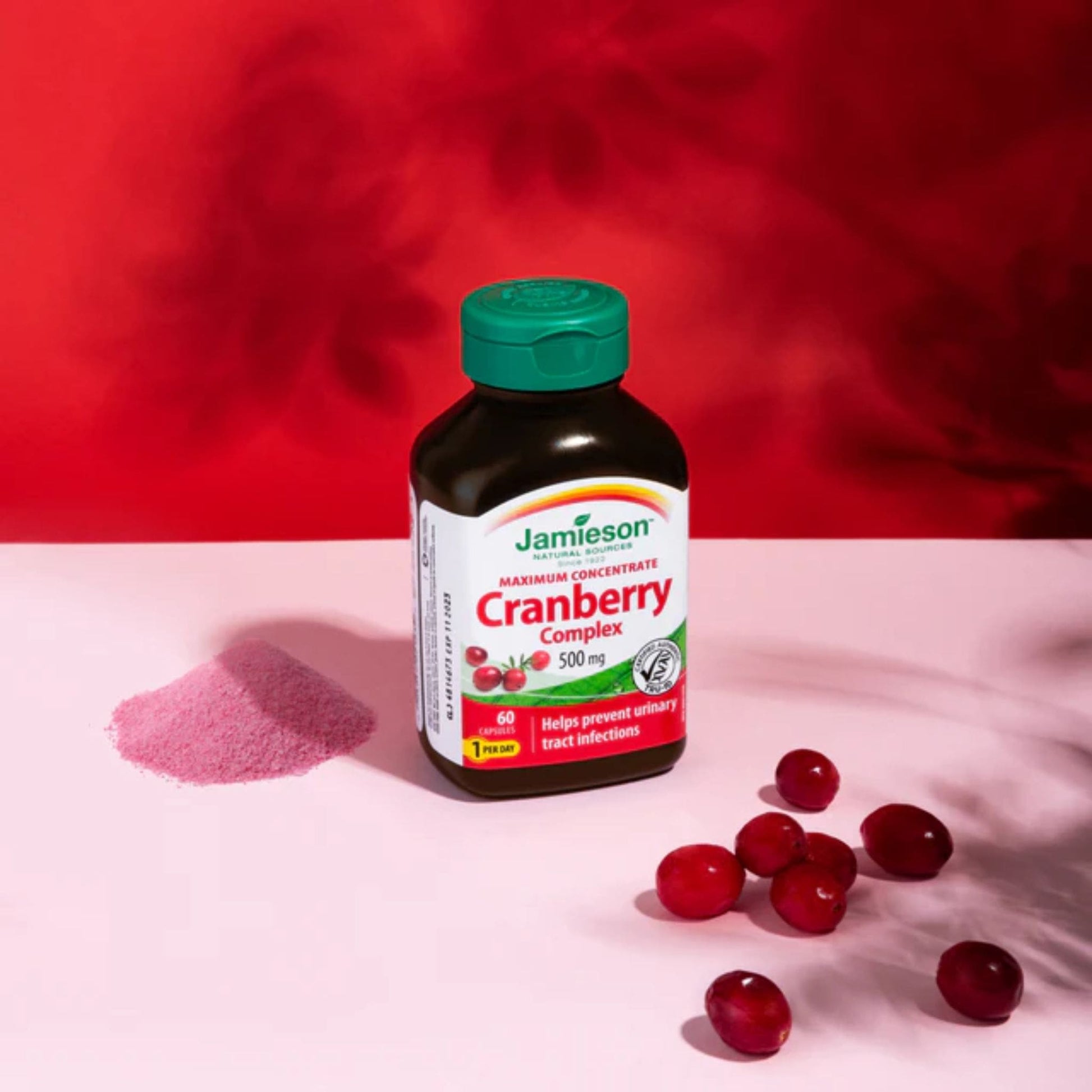 60 Capsules | Jamieson Cranberry Complex 500 mg Maximum Concentrate