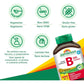 Bonus, 90+30 Caplets | Jamieson Vitamin B-100 Complex Ultra Strength, Timed Release 100mg