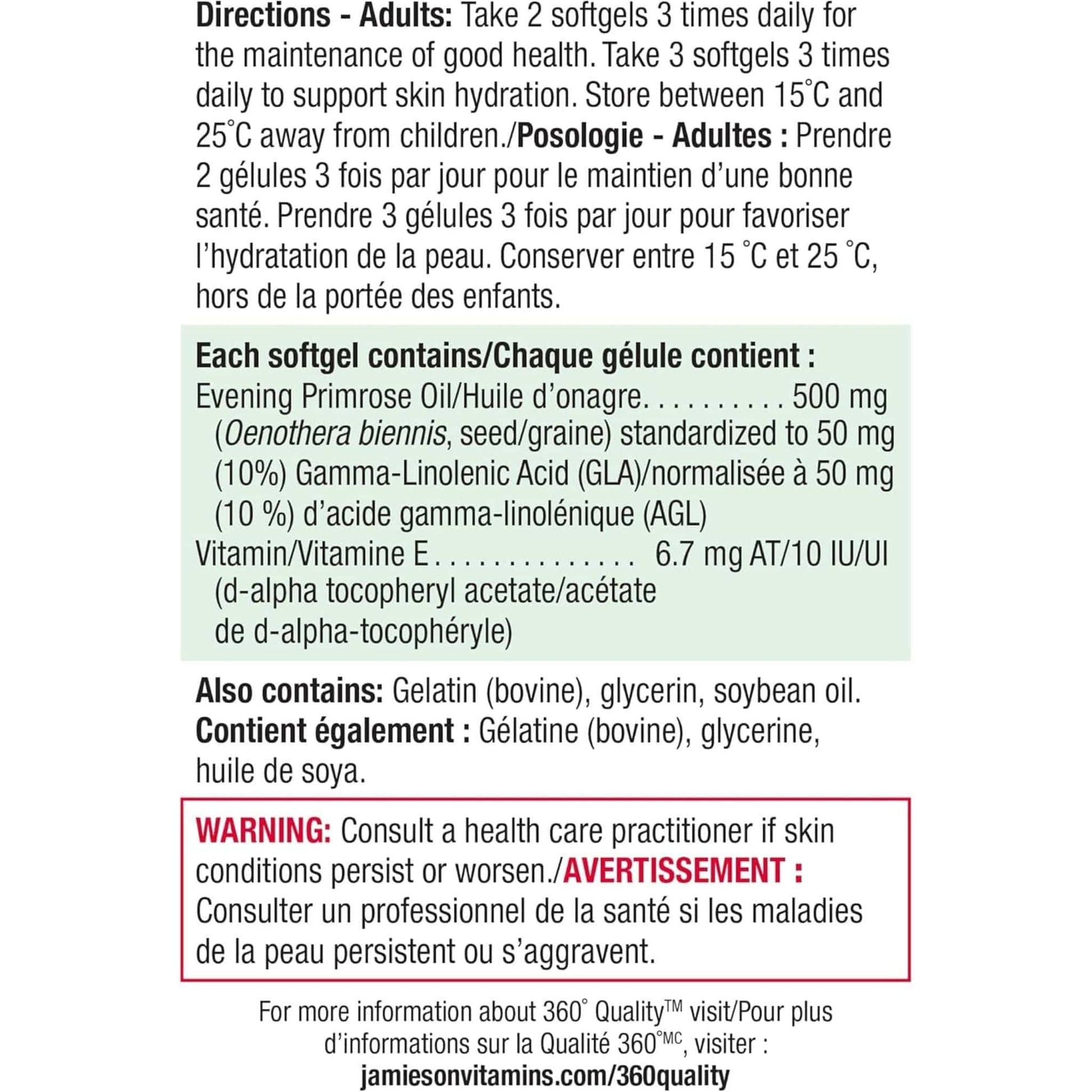 Bonus, 90+90 Softgels | Jamieson Evening Primrose Oil 500 mg