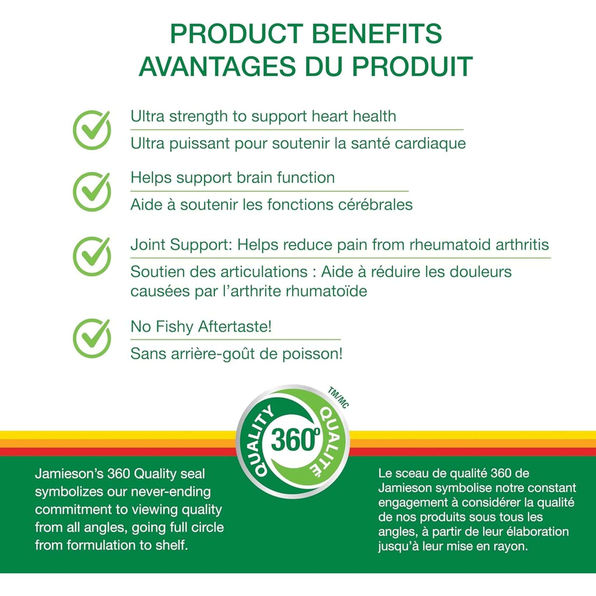 75 Softgels | Jamieson Omega-3 900 mg, Ultra Strength