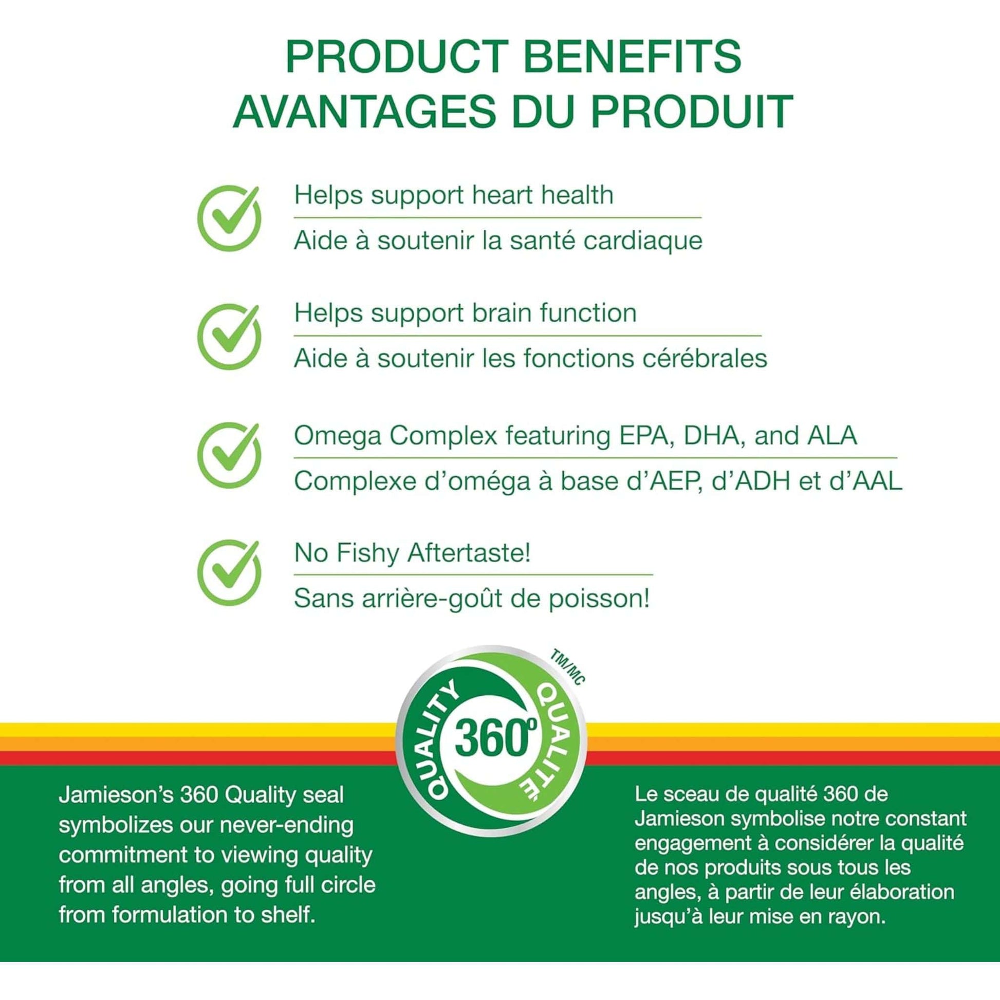 180 Softgels | Jamieson Omega 3-6-9 1,200 mg