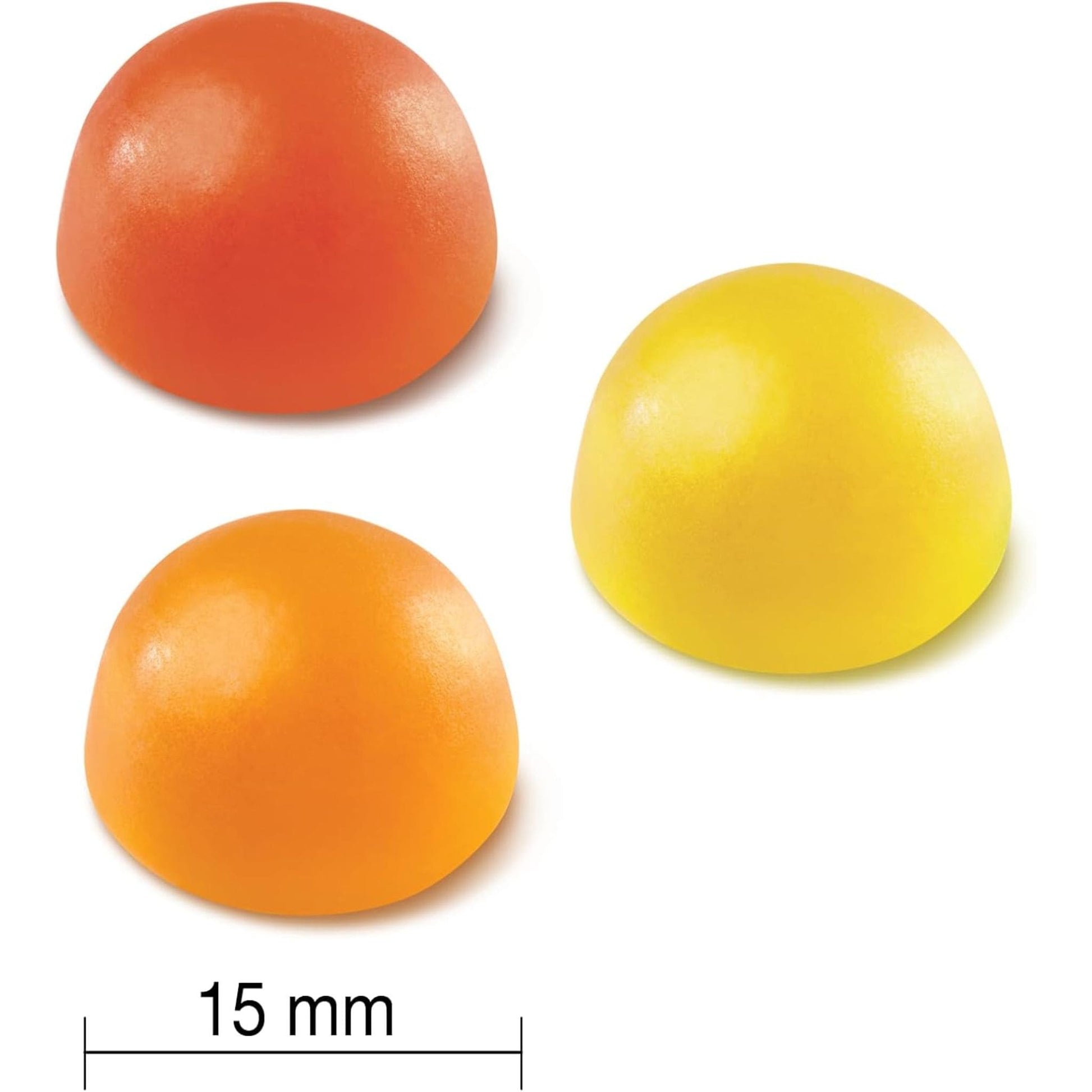 Mango Peach, Sweet Lemon & Fruit Punch Flavours, 100 Gummies | Jamieson High Potency Biotin Gummies