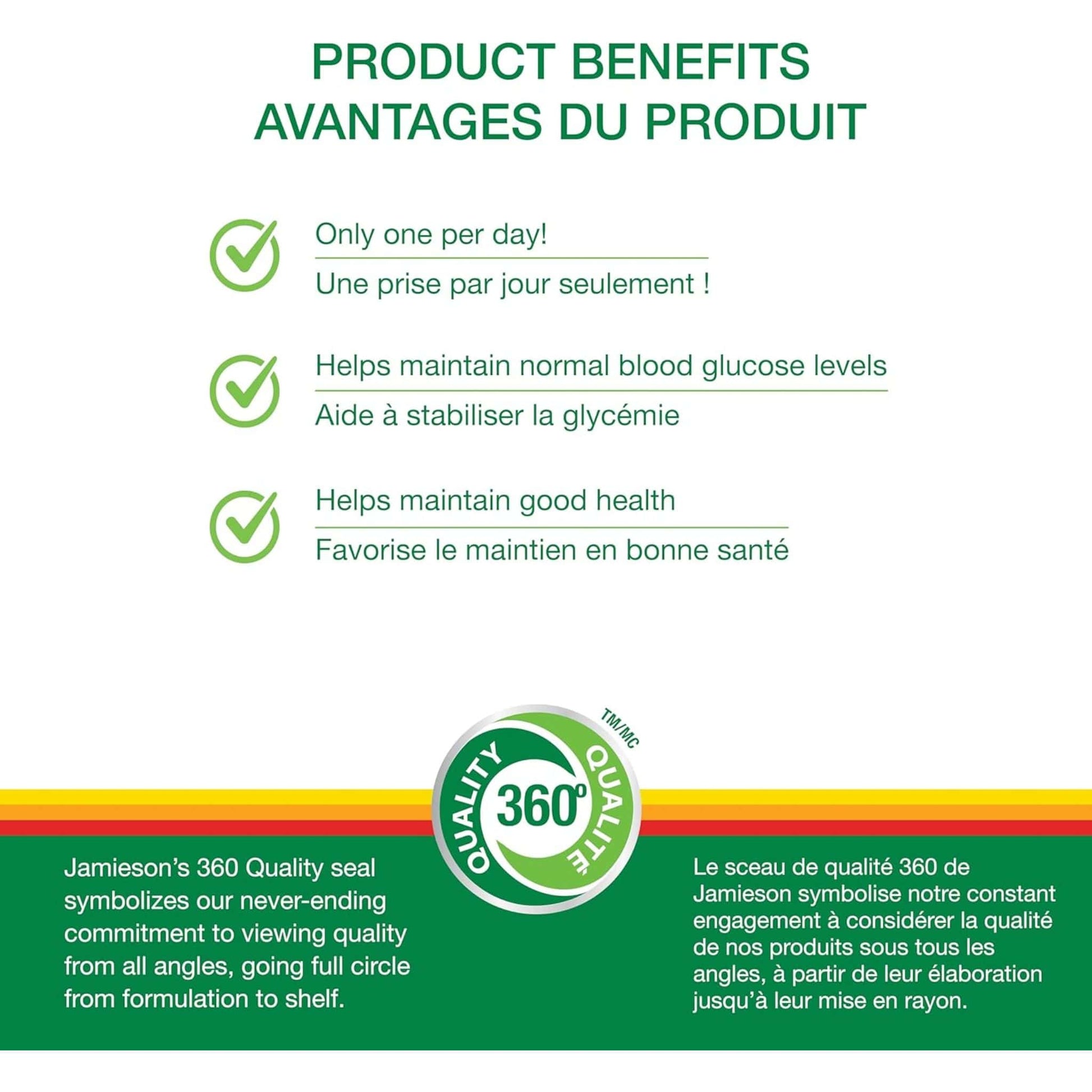 120 Caplets | Jamieson Apple Cider Vinegar 1,000 mg + Chromium