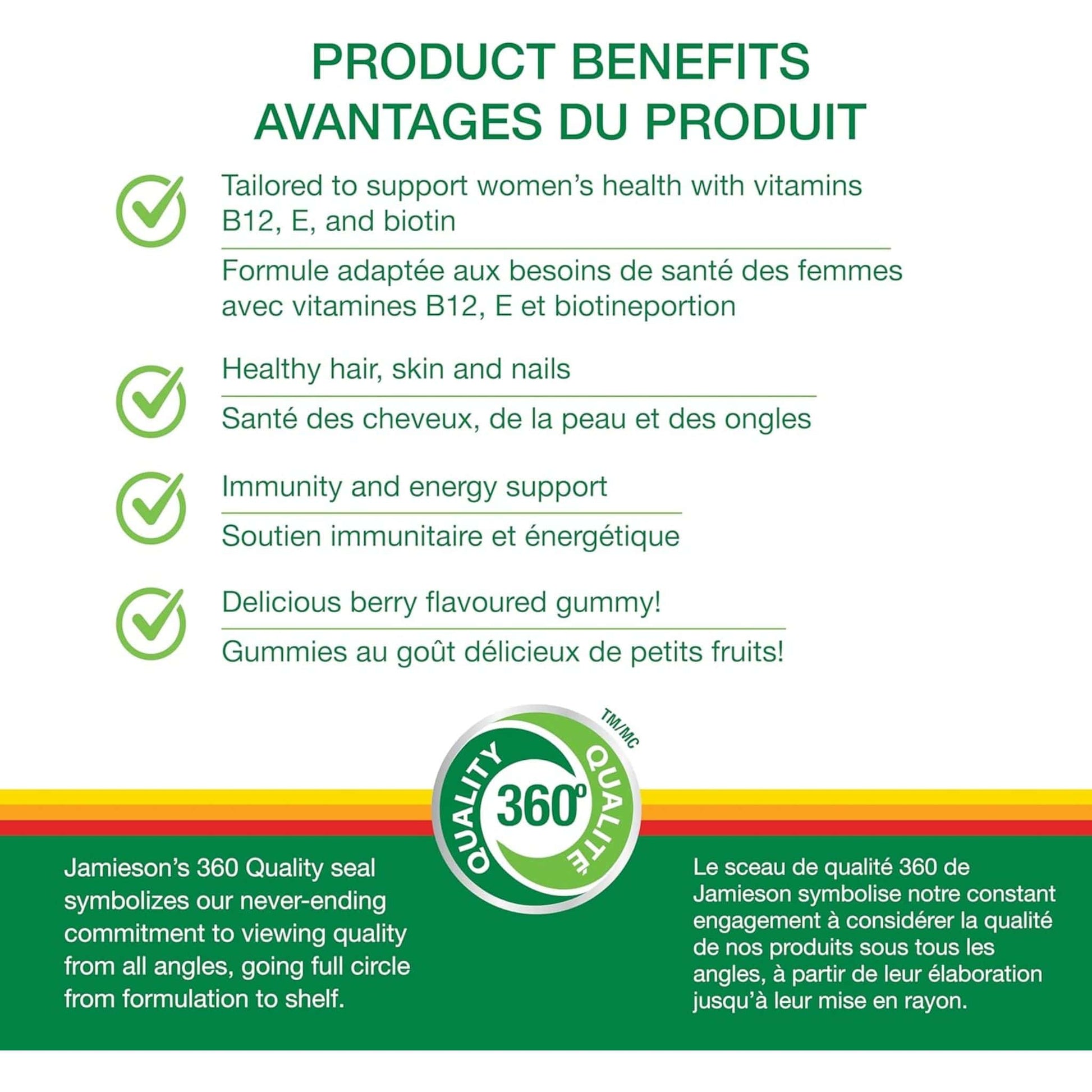 Mixed Berry, 130 Gummies | Jamieson Gummies Multi for Women