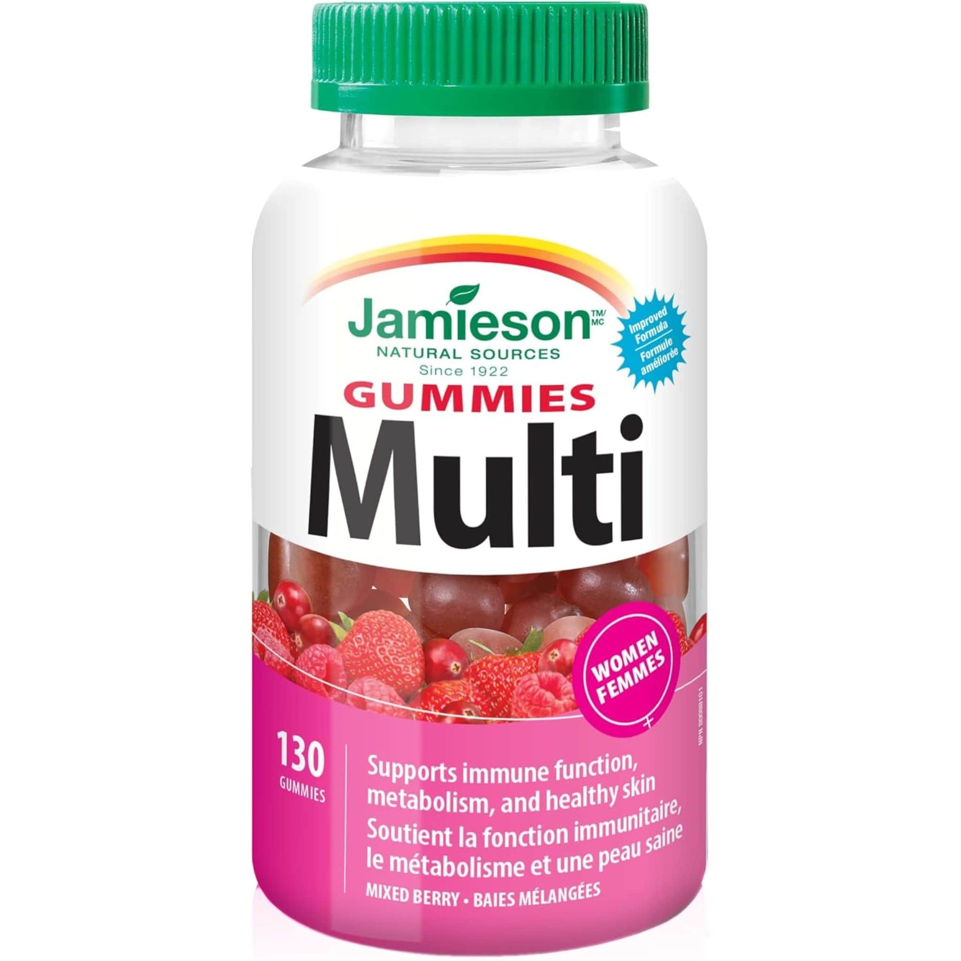 Mixed Berry, 130 Gummies | Jamieson Gummies Multi for Women