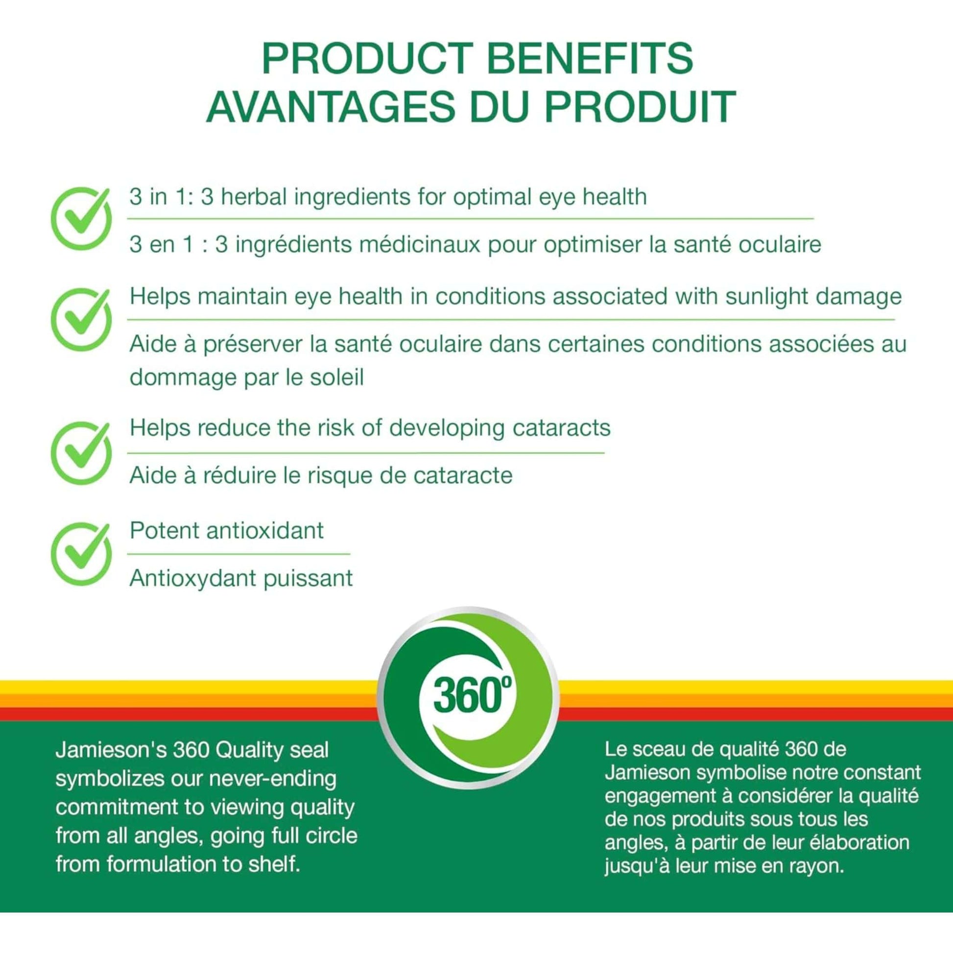 60 Softgels | Jamieson Lutein 40 mg Ultra Strength with Zeaxanthin and Bilberry