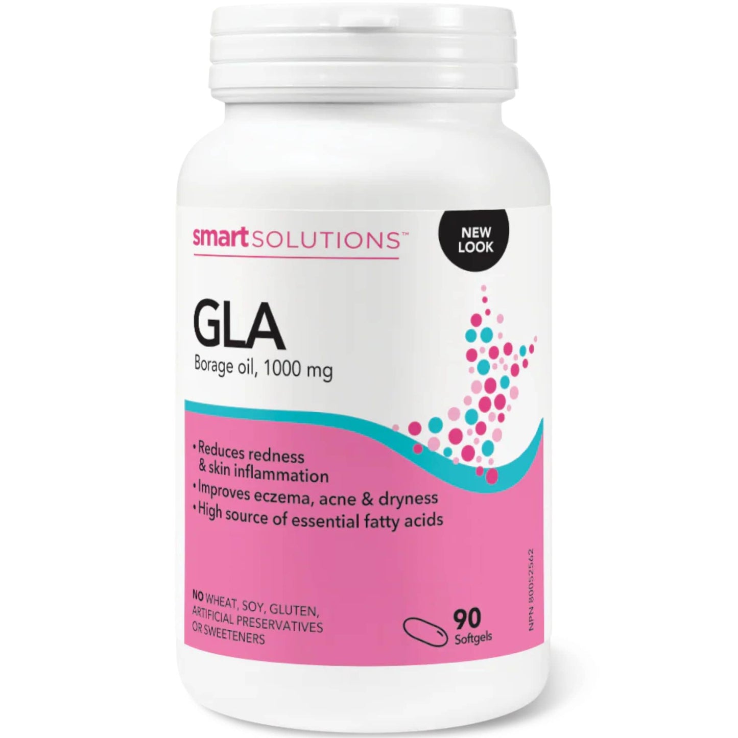 90 Softgels | Smart Solutions GLA Borage Oil 1000mg