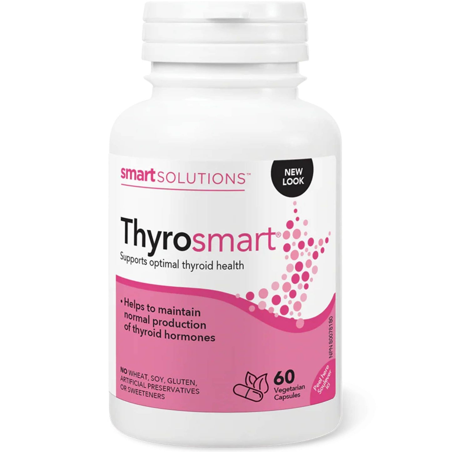 60 Vegetarian Capsules | Smart Solutions Thyrosmart, Supports normal thyroid hormone production