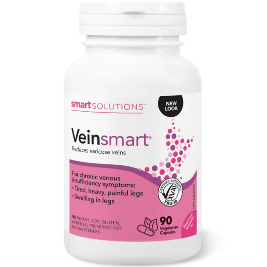 90 Vegetarian Capsules | Smart Solutions Veinsmart, Reduce varicose veins (Formerly Lorna Vanderhaeghe)