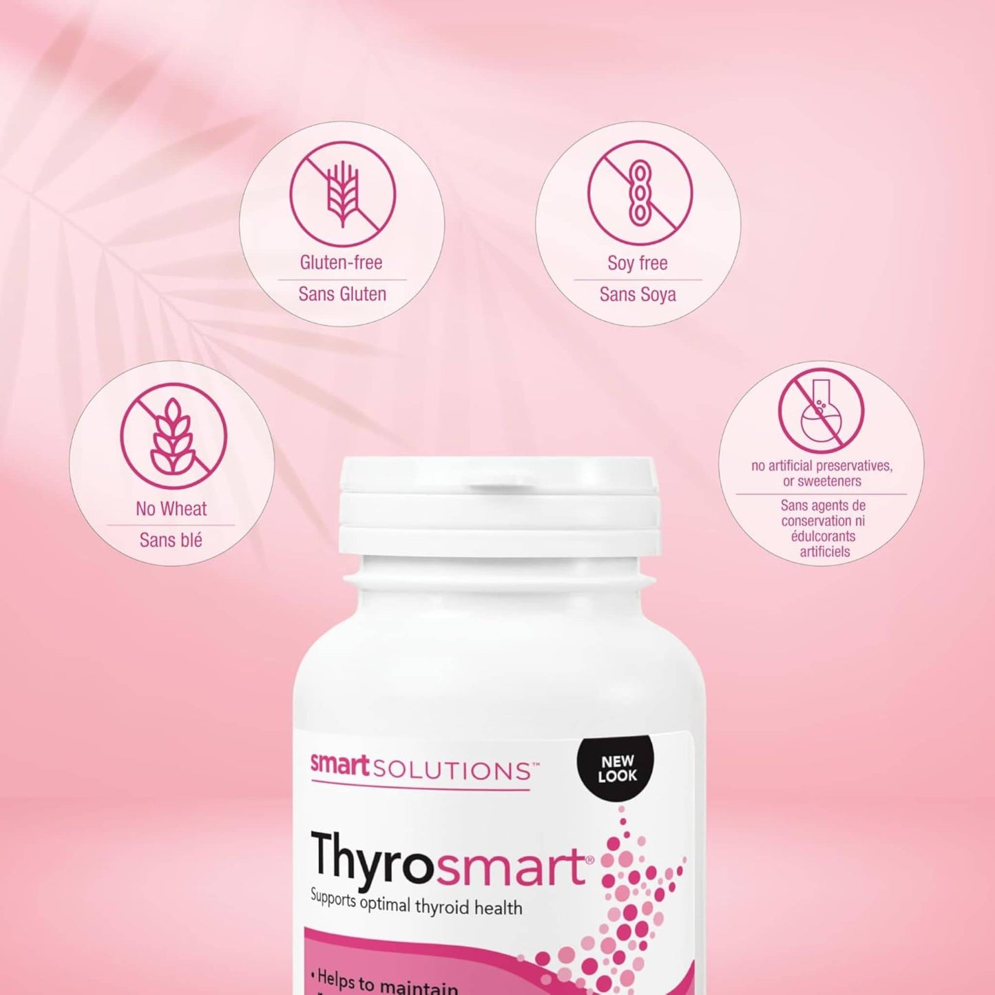 120 Vegetarian Capsules | Smart Solutions Thyrosmart, Supports normal thyroid hormone production