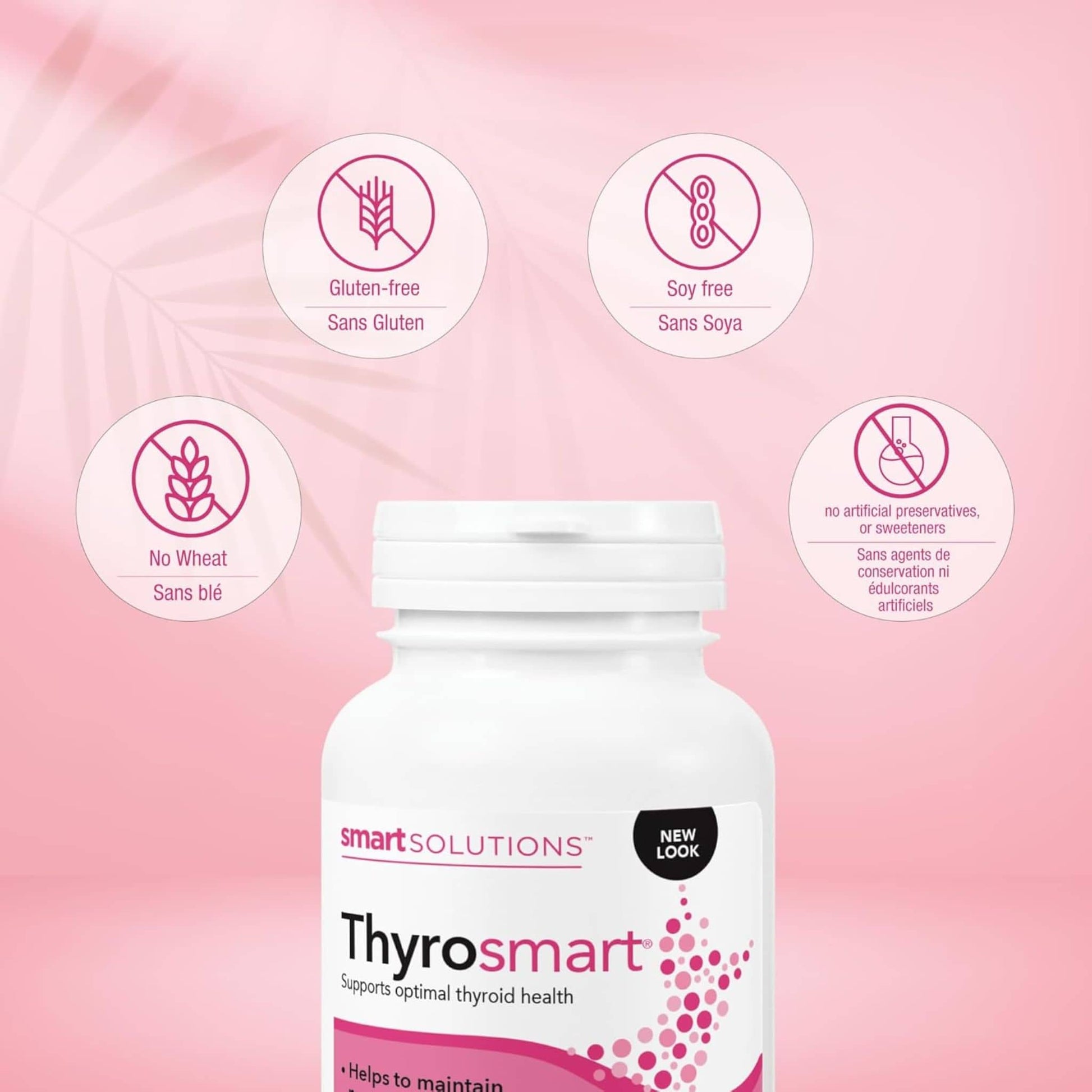 120 Vegetarian Capsules | Smart Solutions Thyrosmart, Supports normal thyroid hormone production