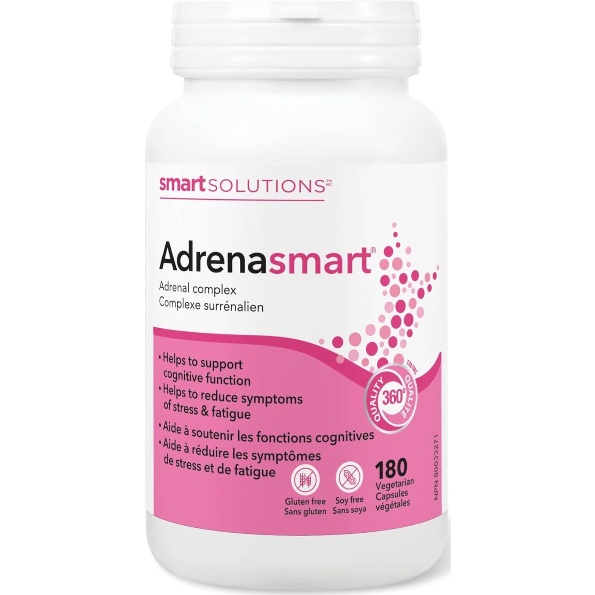 180 Vegetarian Capsules | Smart Solutions Adrenasmart, Helps bring your body back into balance (Formerly Lorna Vanderhaeghe)