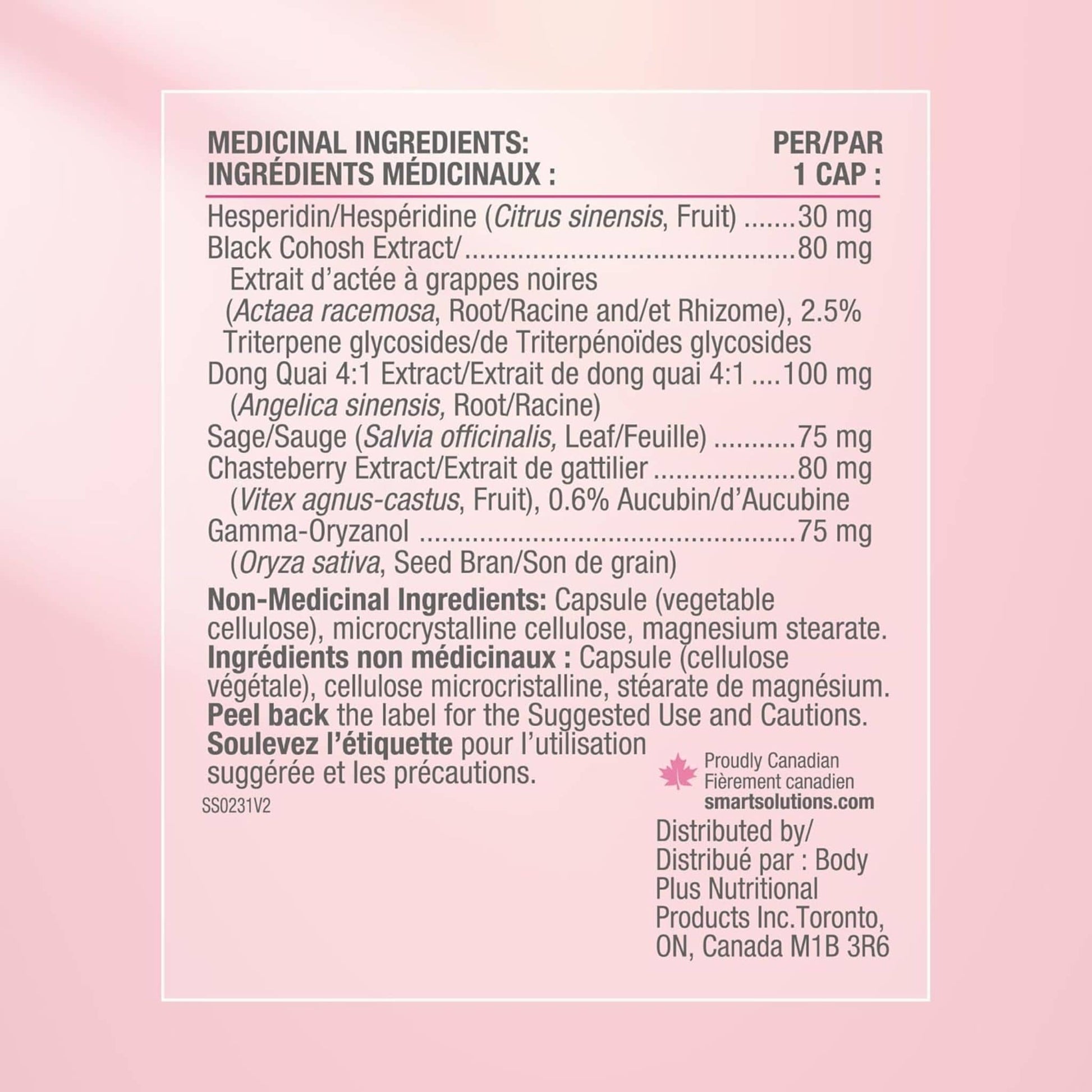 120 Vegetable Capsules | Smart Solutions Menosmart Plus (Formerly Lorna Vanderhaeghe)