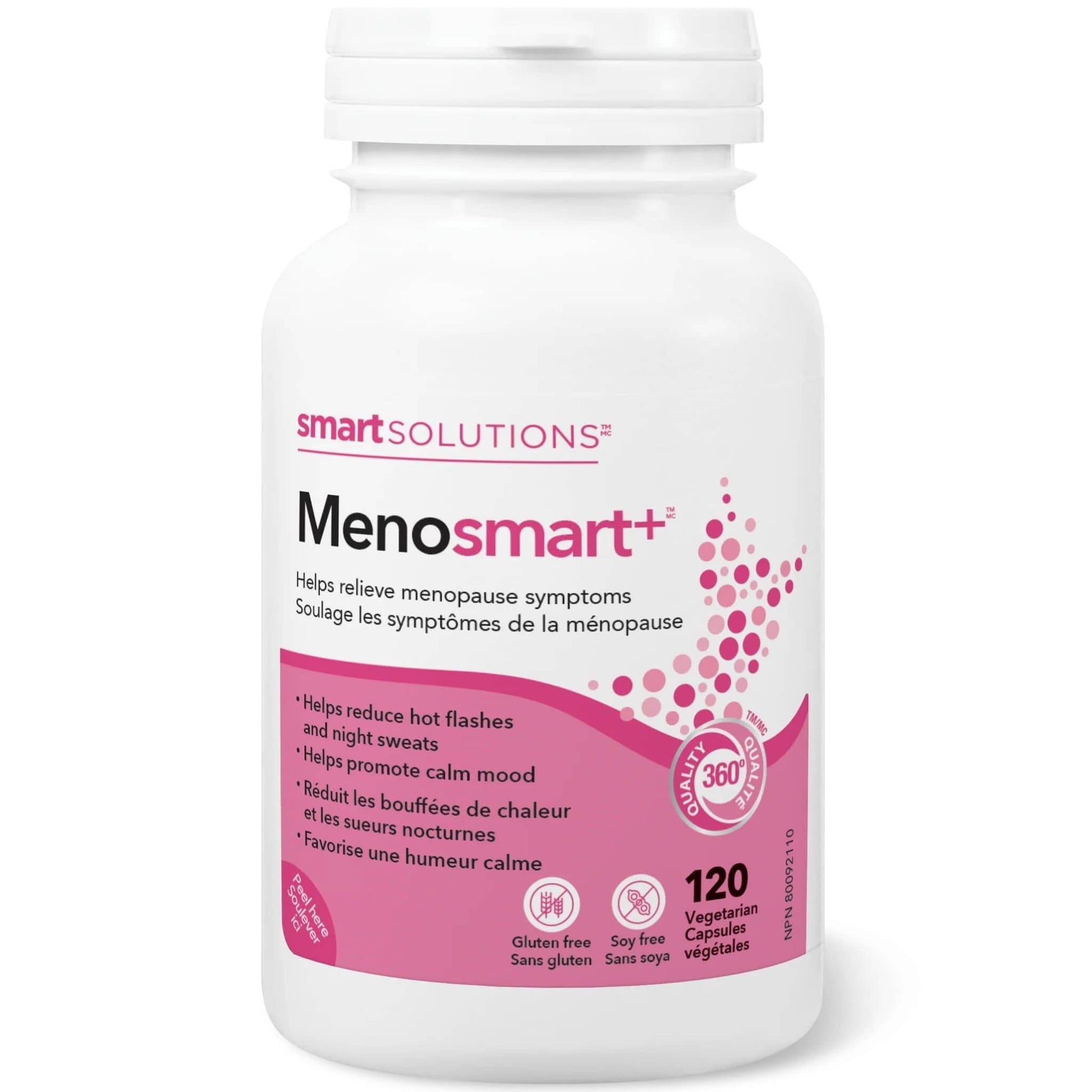 120 Vegetable Capsules | Smart Solutions Menosmart Plus (Formerly Lorna Vanderhaeghe)
