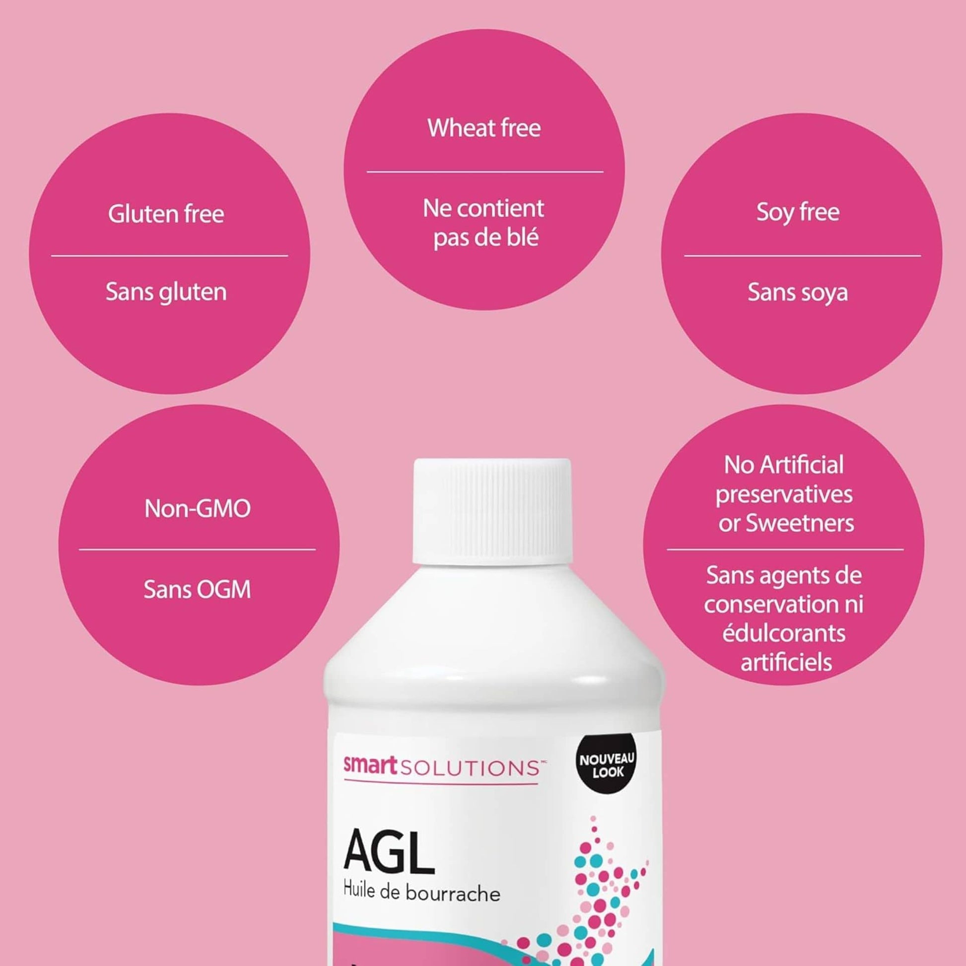 Unflavoured, 237ml | Smart Solutions GLA Borage Oil Skin Oil, Reduce skin inflammation