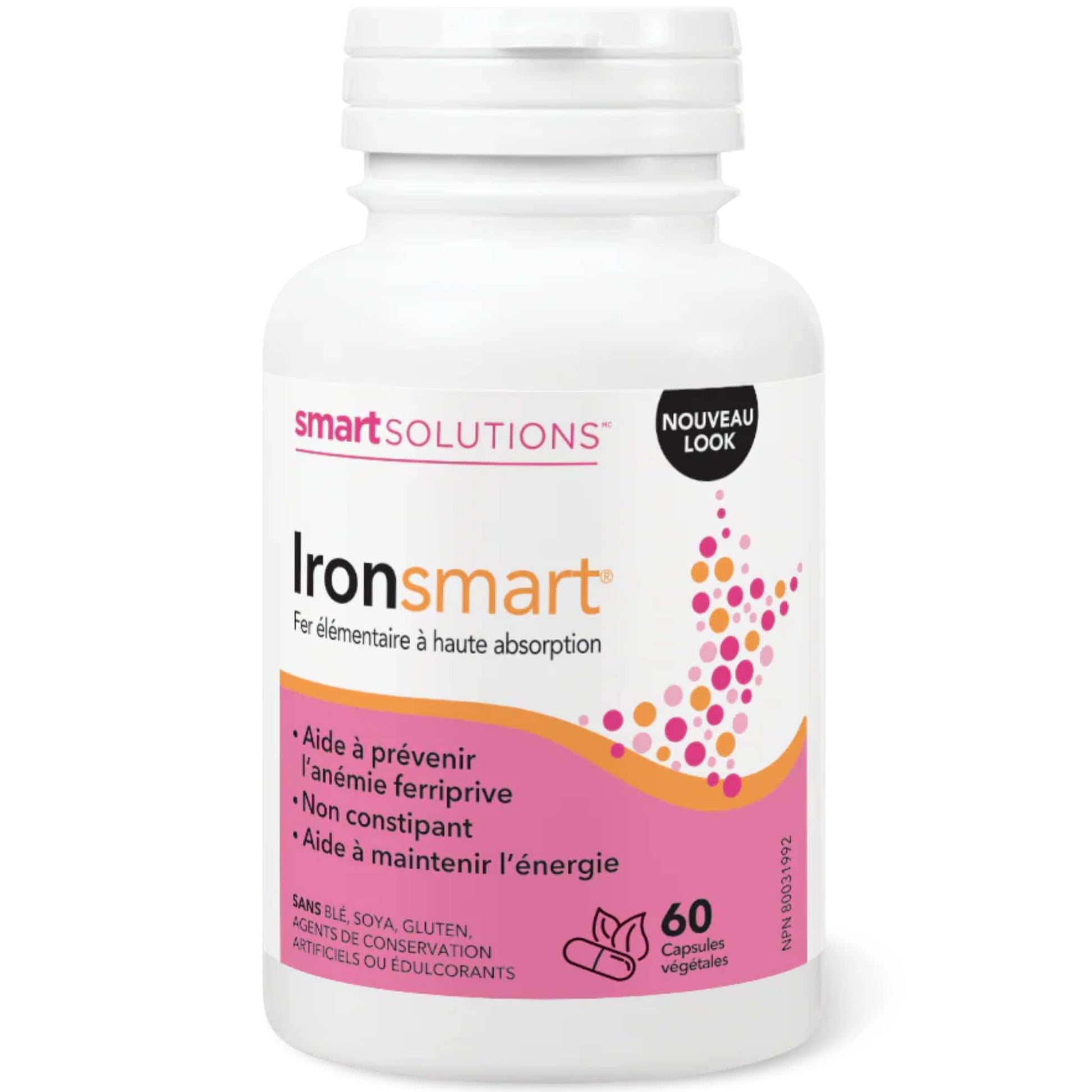 60 Vegetarian Capsules | Smart Solutions Ironsmart
