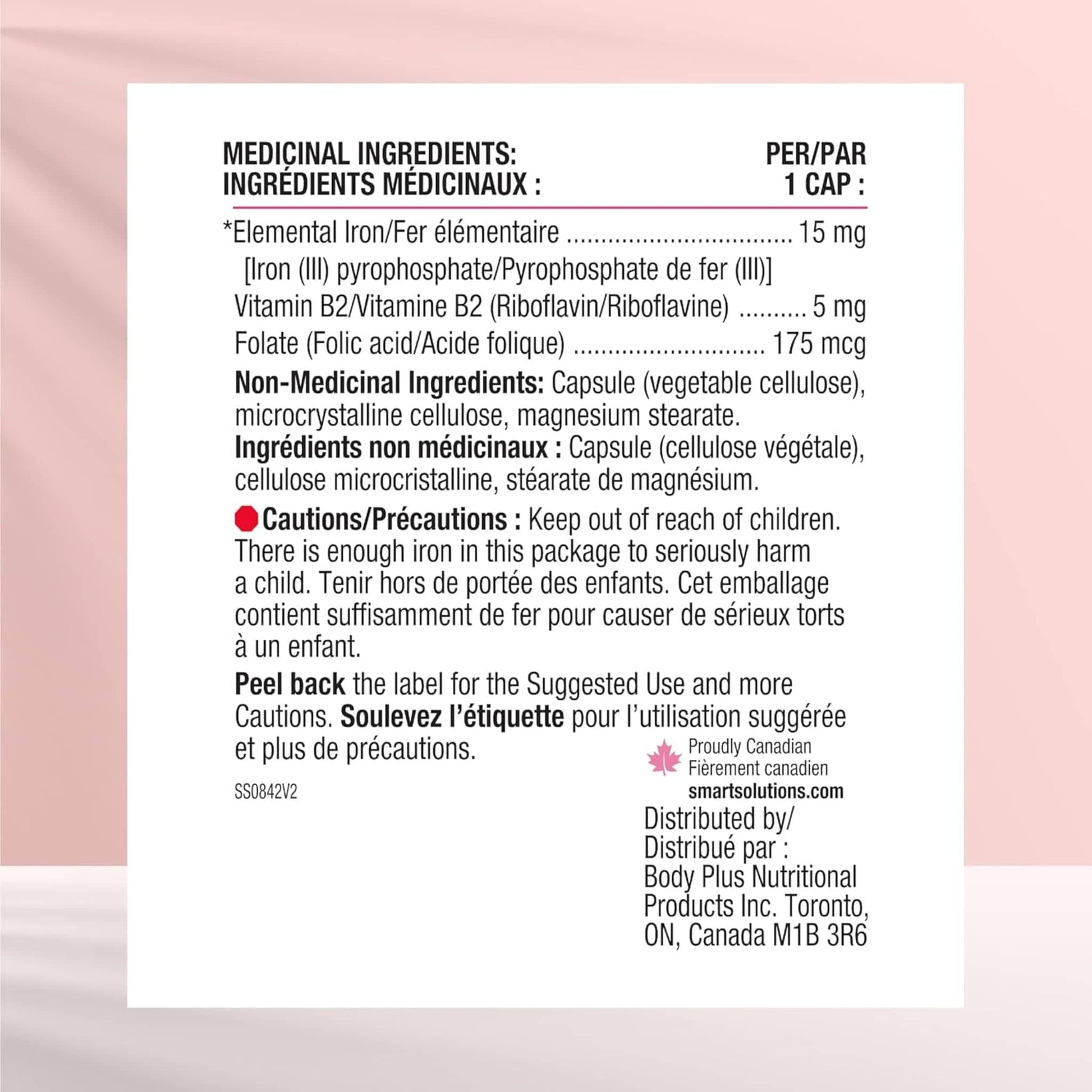 60 Vegetarian Capsules | Smart Solutions Ironsmart