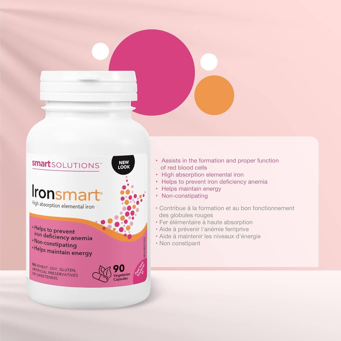 90 Vegetarian Capsules | Smart Solutions Ironsmart