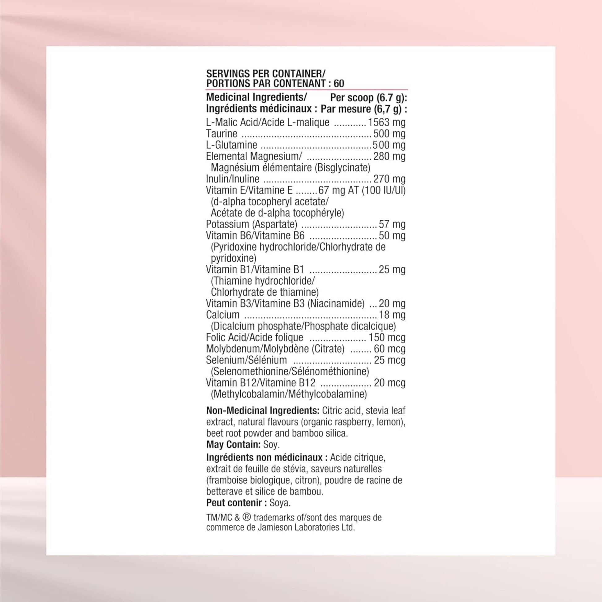 Organic Raspberry Flavour, 400g | Smart Solutions Magsmart Powder, Magnesium Bisglycinate Powder (Formerly Lorna Vanderhaeghe Magsmart)