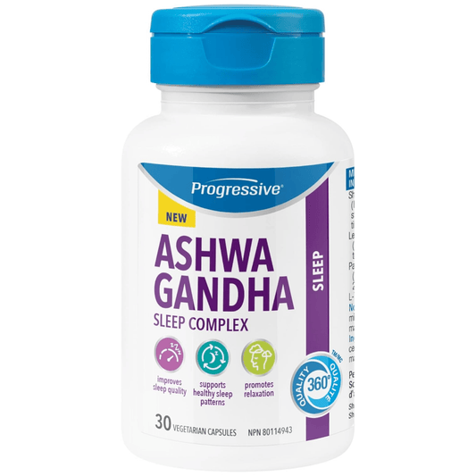 30 Vegetable Capsules | Progressive Ashwagandha Sleep Complex