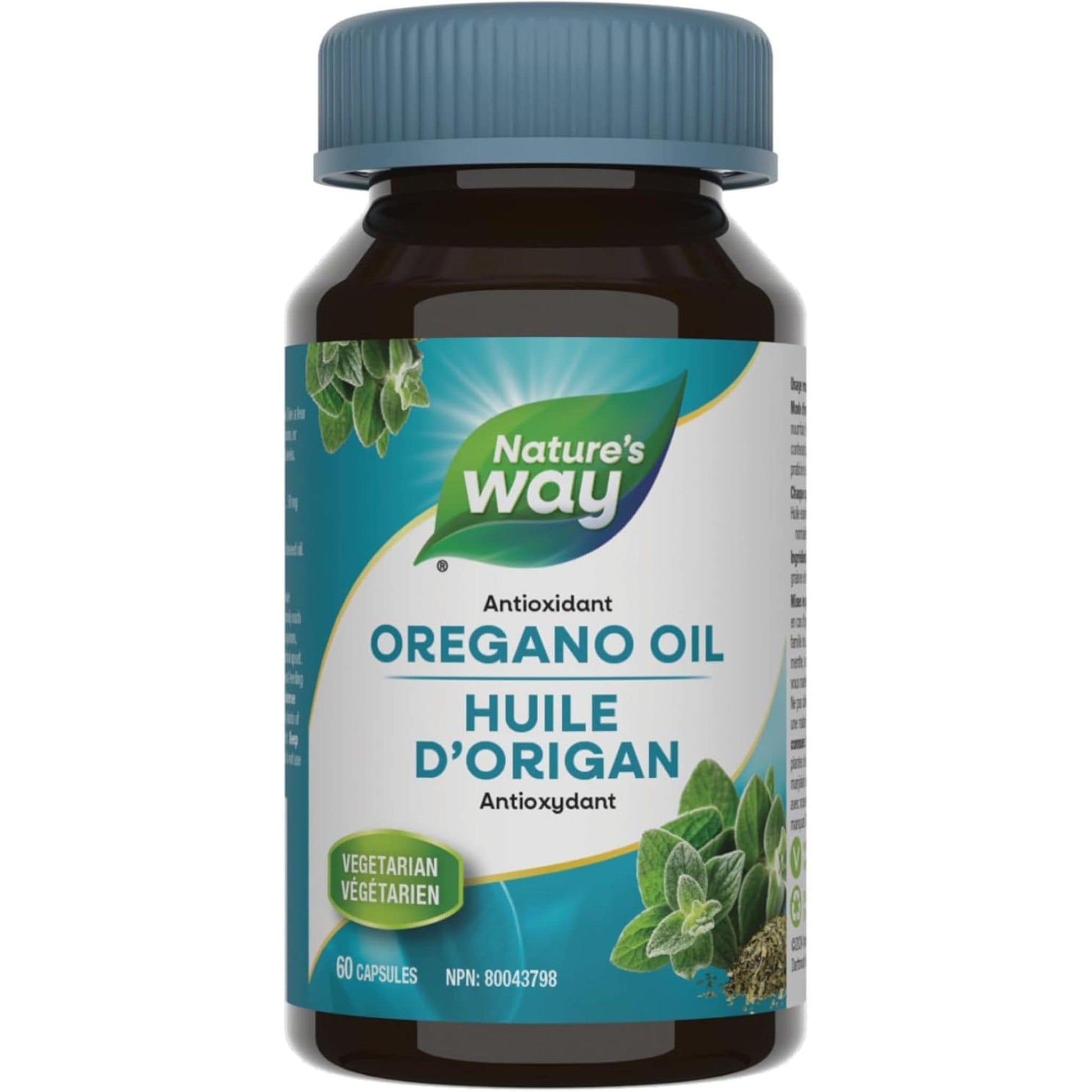60 Vegetarian Capsules | Nature's Way Oregano Oil, Standardized Extract