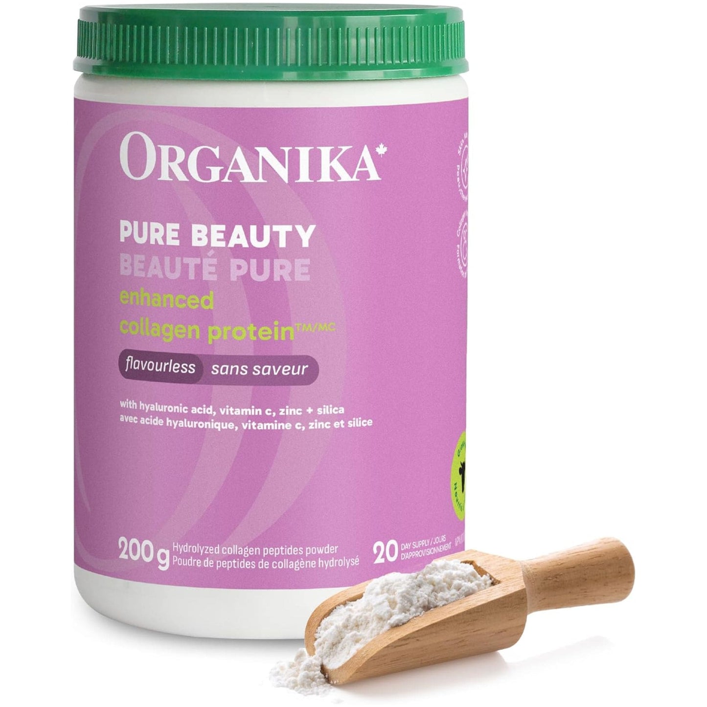 Flavourless, 200g | Organika Pure Beauty Enhanced Collagen Protein