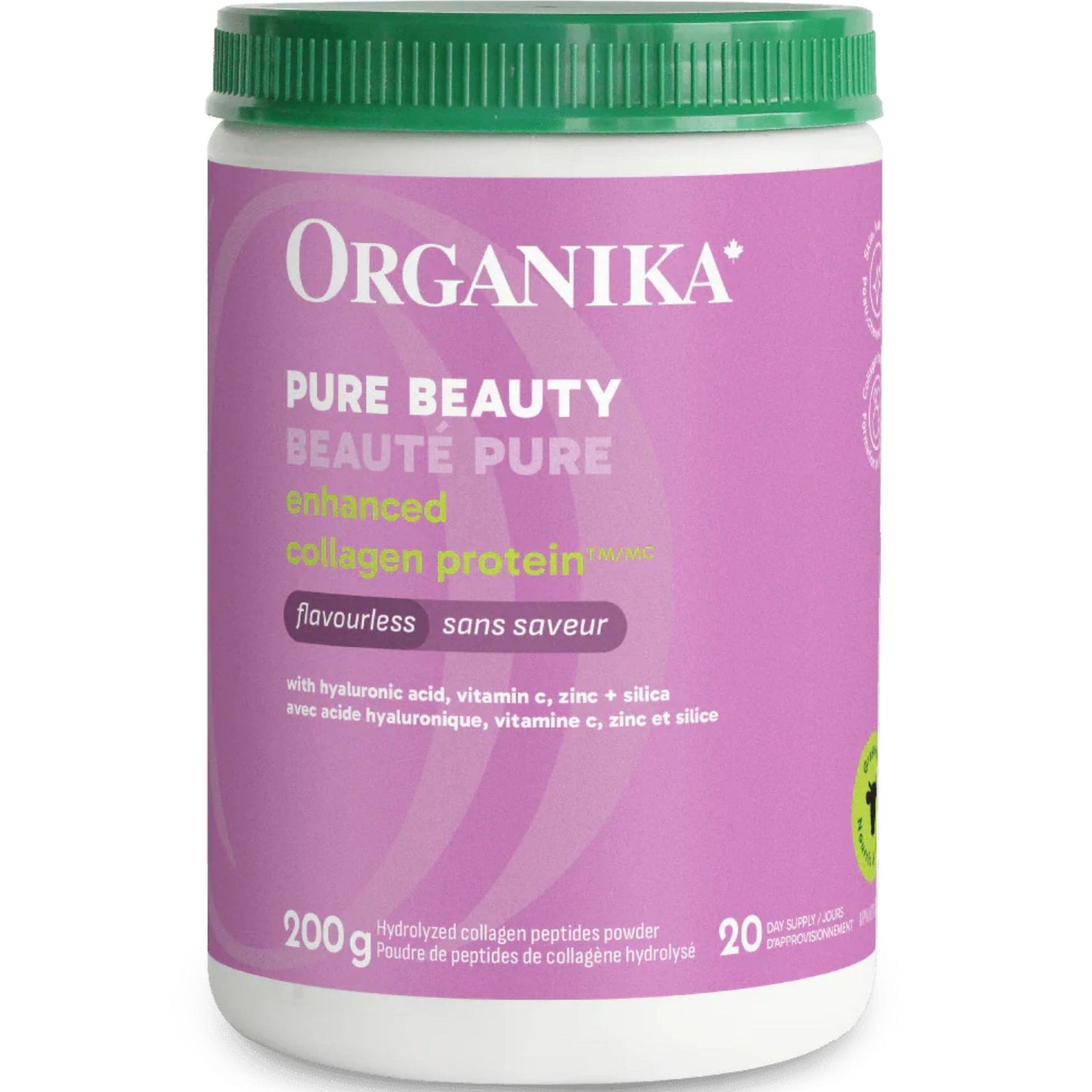 Flavourless, 200g | Organika Pure Beauty Enhanced Collagen Protein