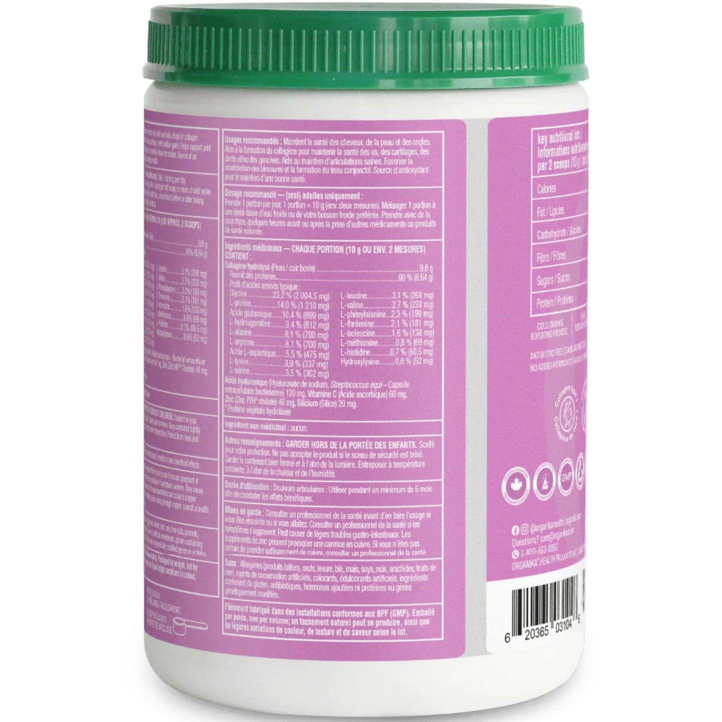 Flavourless, 200g | Organika Pure Beauty Enhanced Collagen Protein