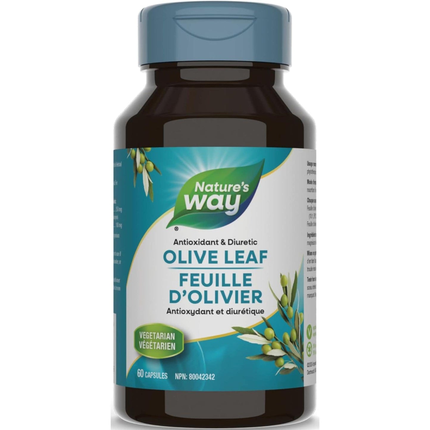 100 Vegetable Capsules | Natures's Way Olive Leaf
