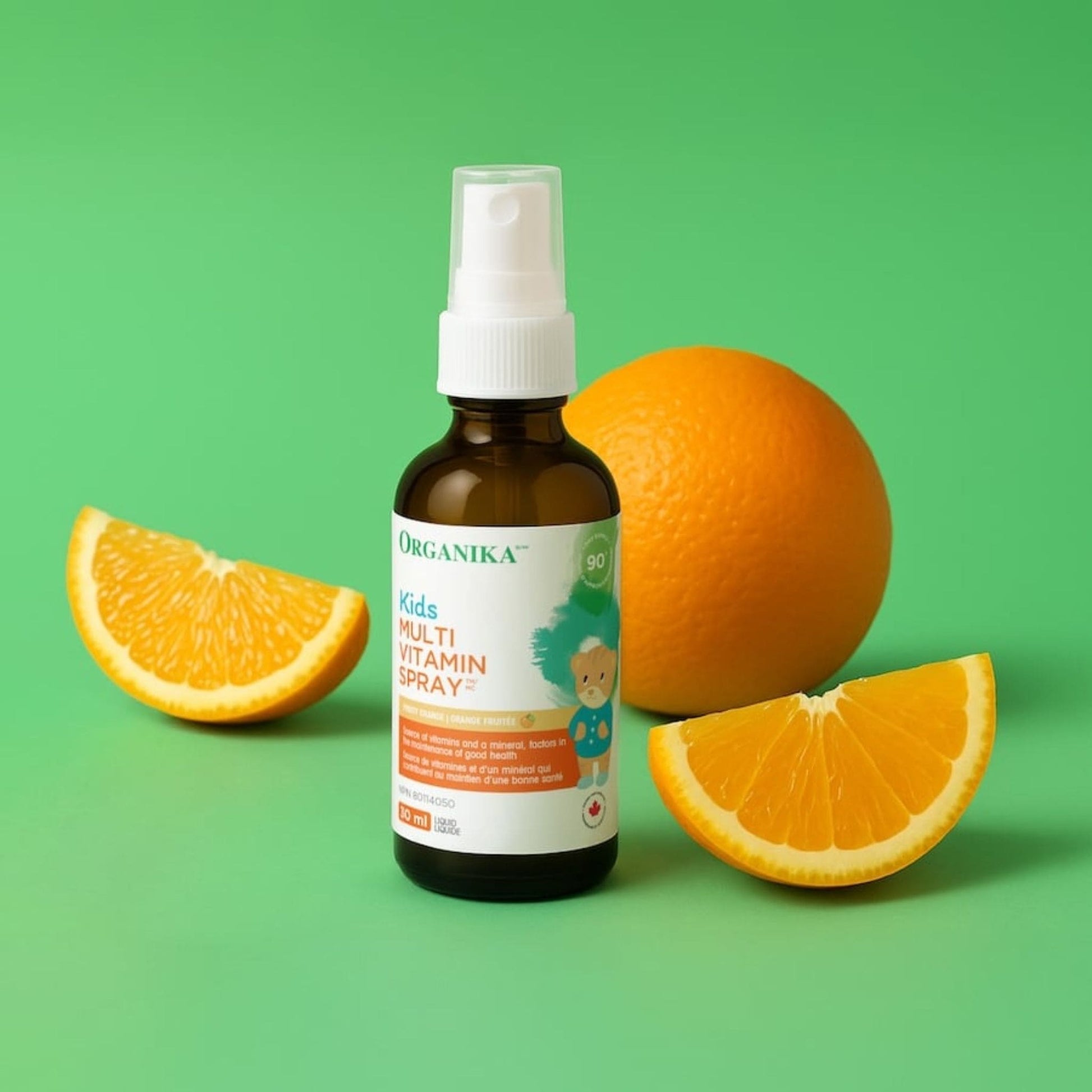 Fruity Orange Flavour, 30mL | Organika Kids Multivitamin Spray