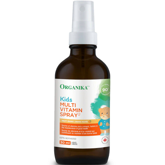 Fruity Orange Flavour, 30mL | Organika Kids Multivitamin Spray