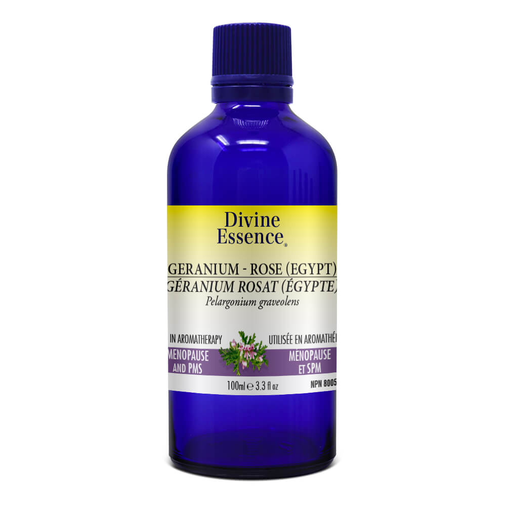 Divine Essence Rose Geranium (Egypt) Essential Oil 100ml