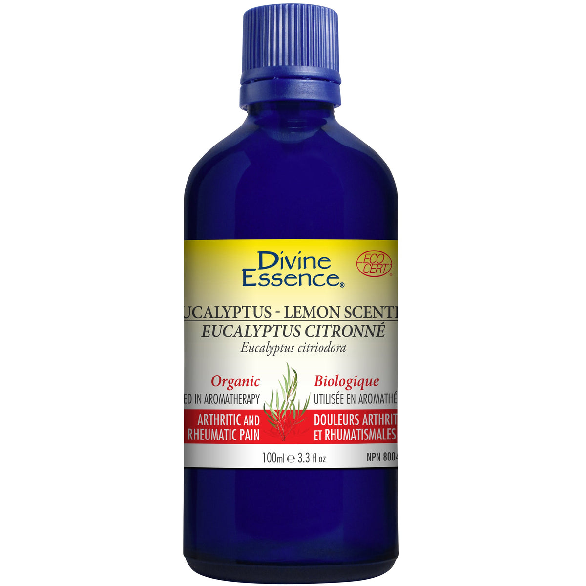 Divine Essence Lemon Eucalyptus Essential Oil 100ml