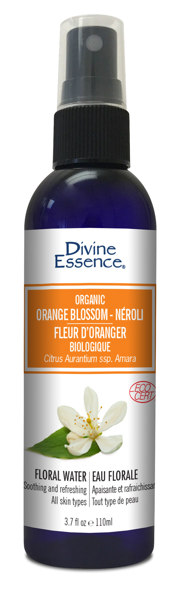 Divine Essence Orange Blossom (Neroli) Floral Water 110ml