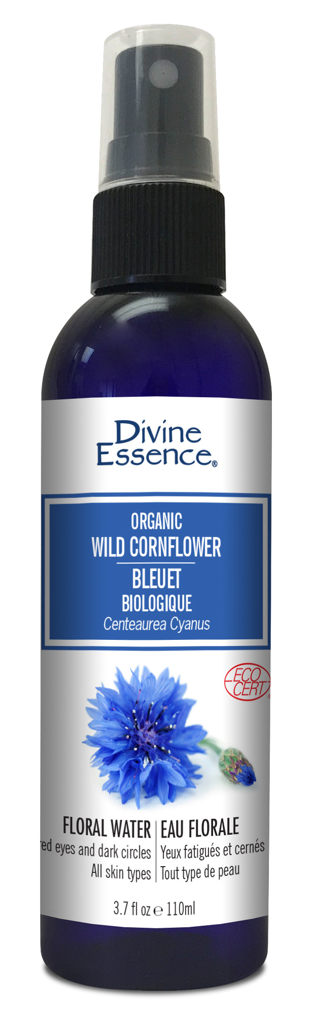 Divine Essence Wild Cornflower Floral Water 110ml