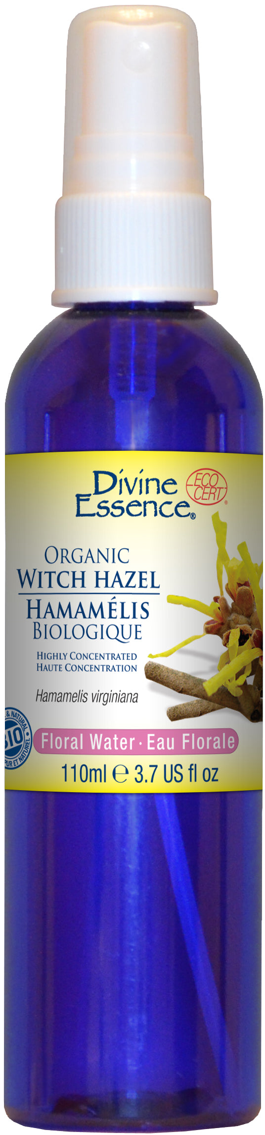 Divine Essence Witch Hazel Floral Water 110ml