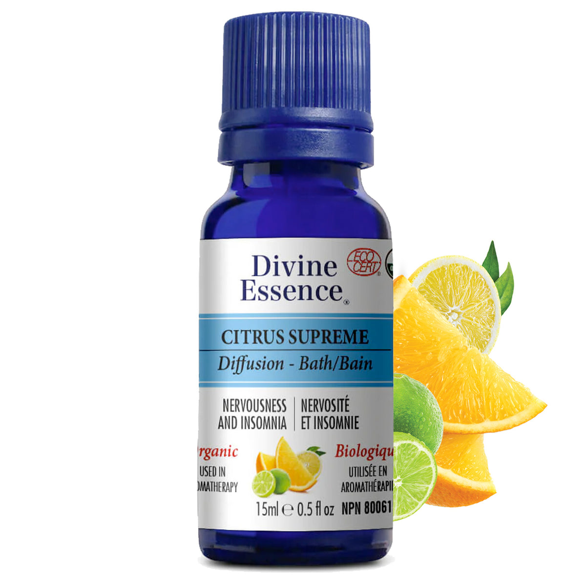 Divine Essence Citrus Supreme Essential Oil Blend 15ml