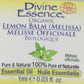 Divine Essence Lemon Balm (Melissa) Essential Oil 1ml