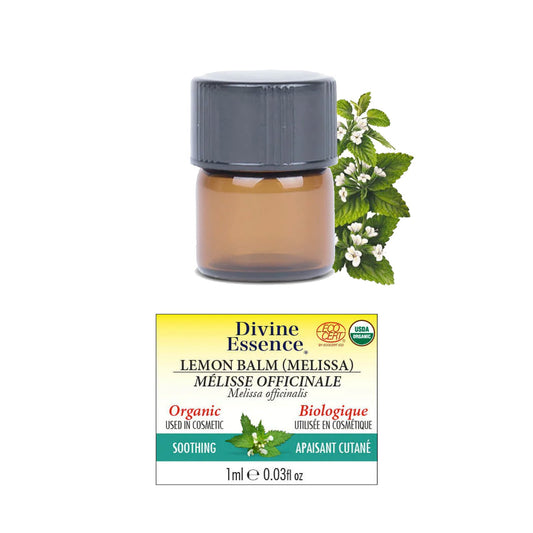 Divine Essence Lemon Balm (Melissa) Essential Oil 1ml