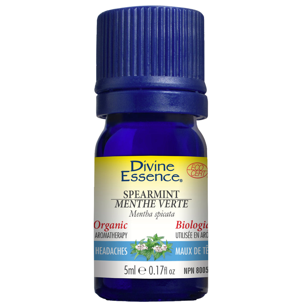 Divine Essence Spearmint Essential Oil 5ml